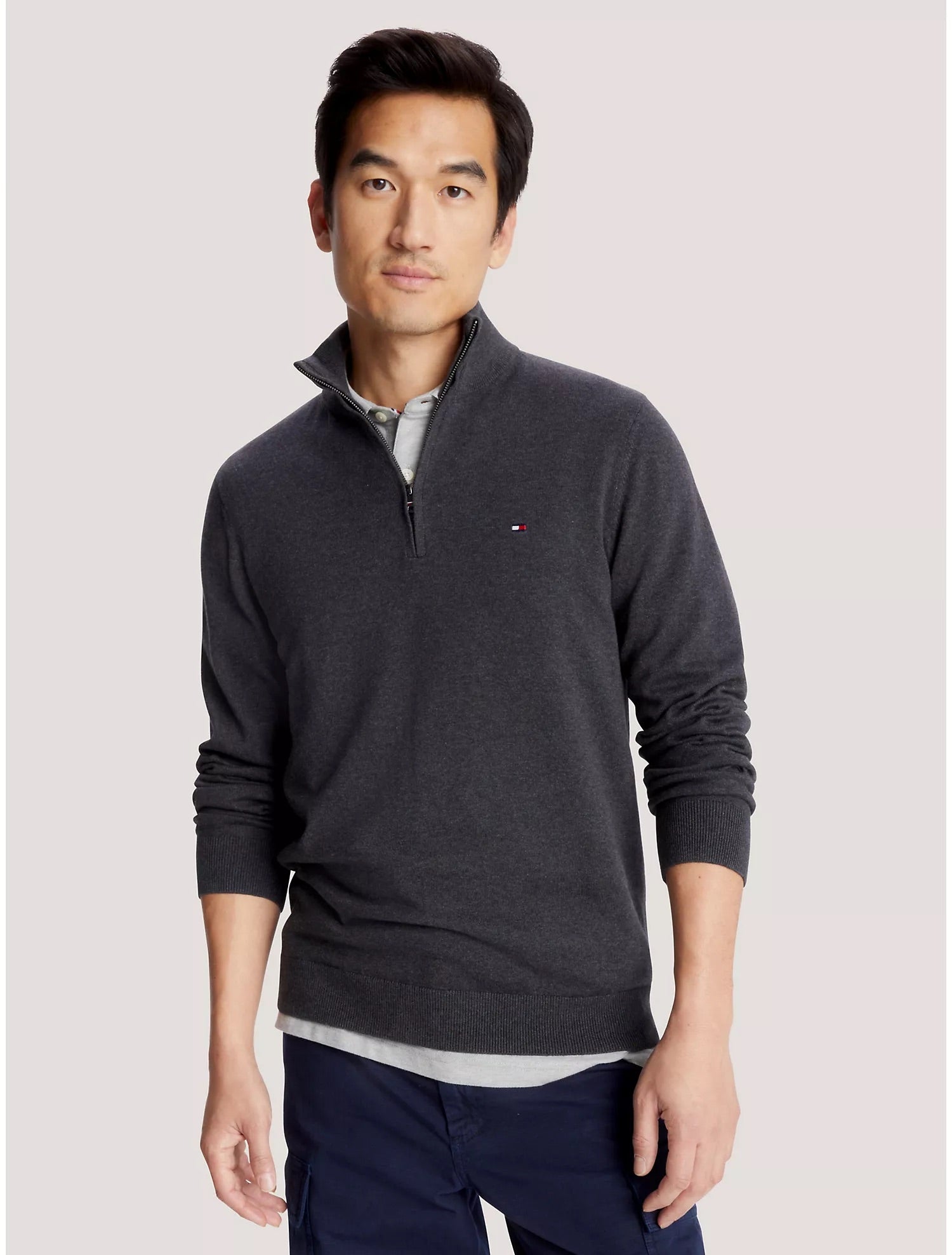 Sweater Tommy Hilfiger- Gris oscuro