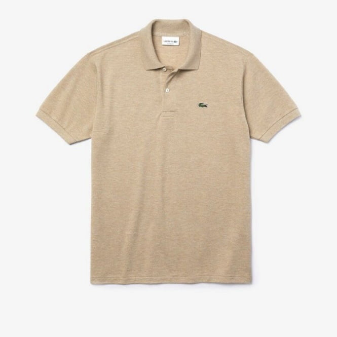 Camiseta con cuello Lacoste Classic Fit L.12.12 - Beige