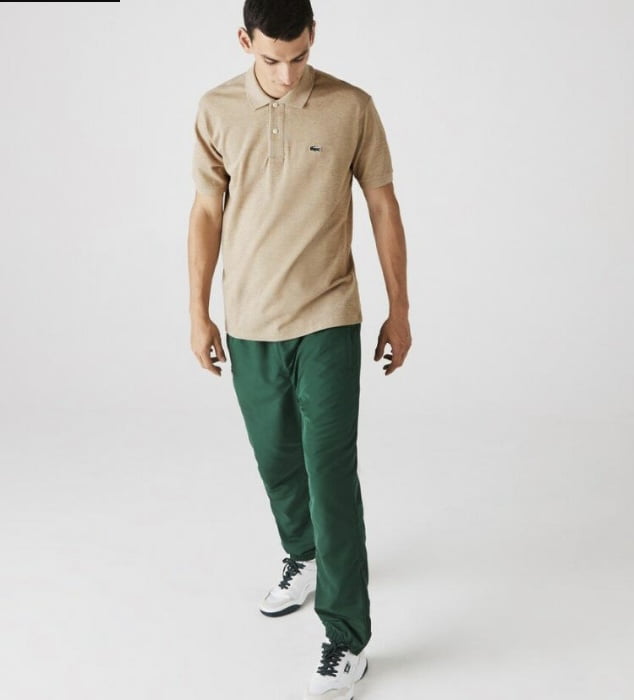 Camiseta con cuello Lacoste Classic Fit L.12.12 - Beige