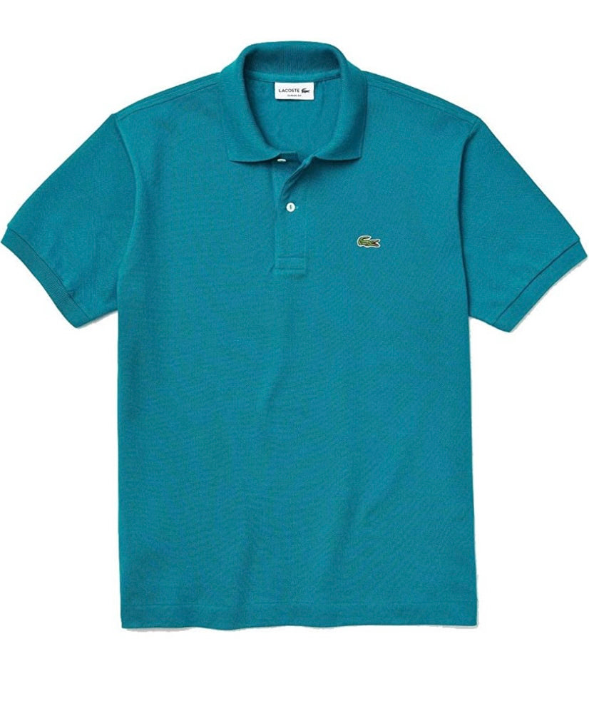 CAMISETA CON CUELLO LACOSTE Classic Fit L.12.12 – Turquesa