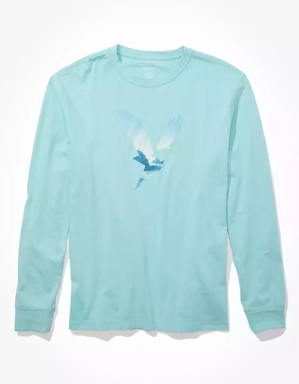 Manga Larga American Eagle