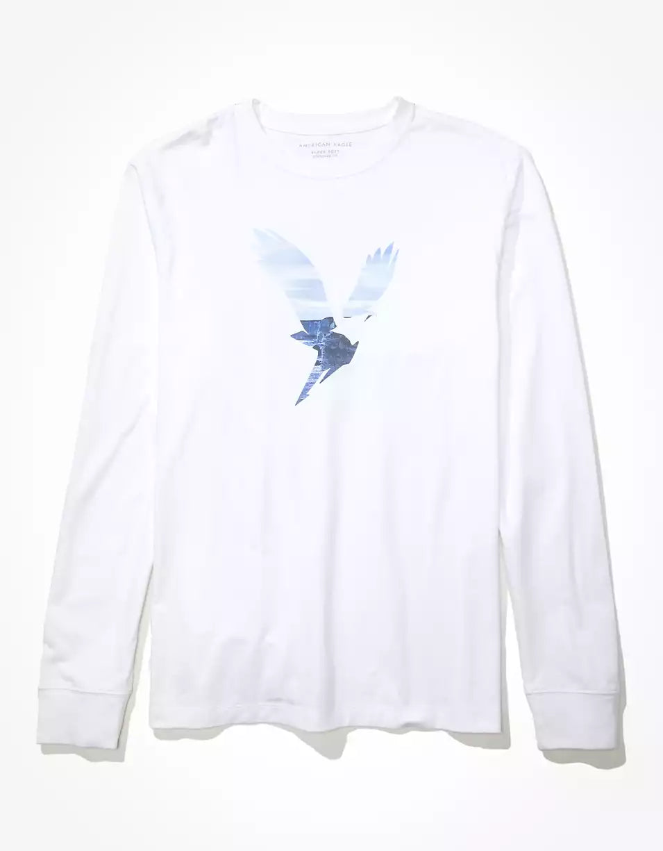 Manga Larga American Eagle