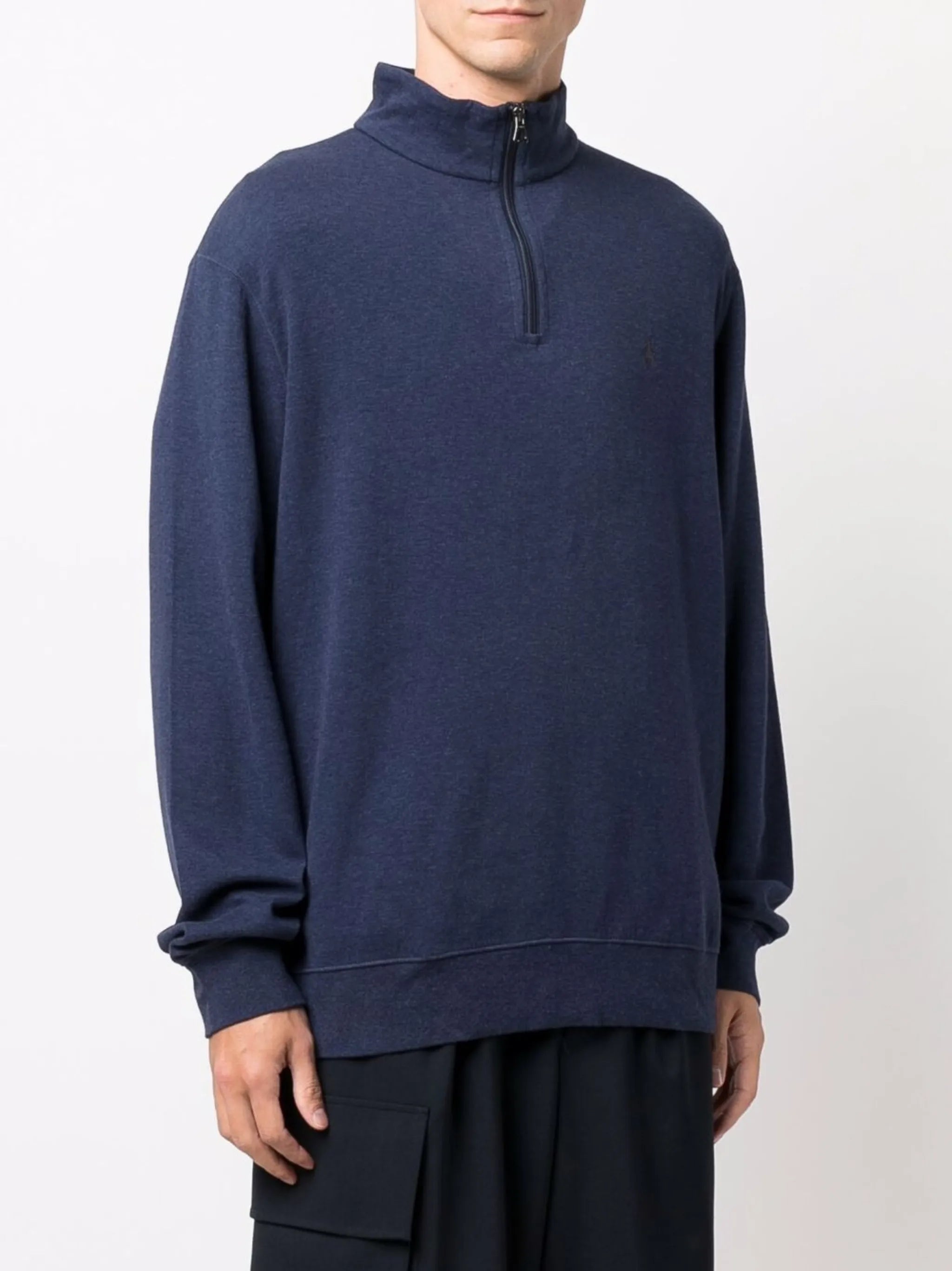 Sweater Polo Ralph Lauren quarter Zip - Azul Heather