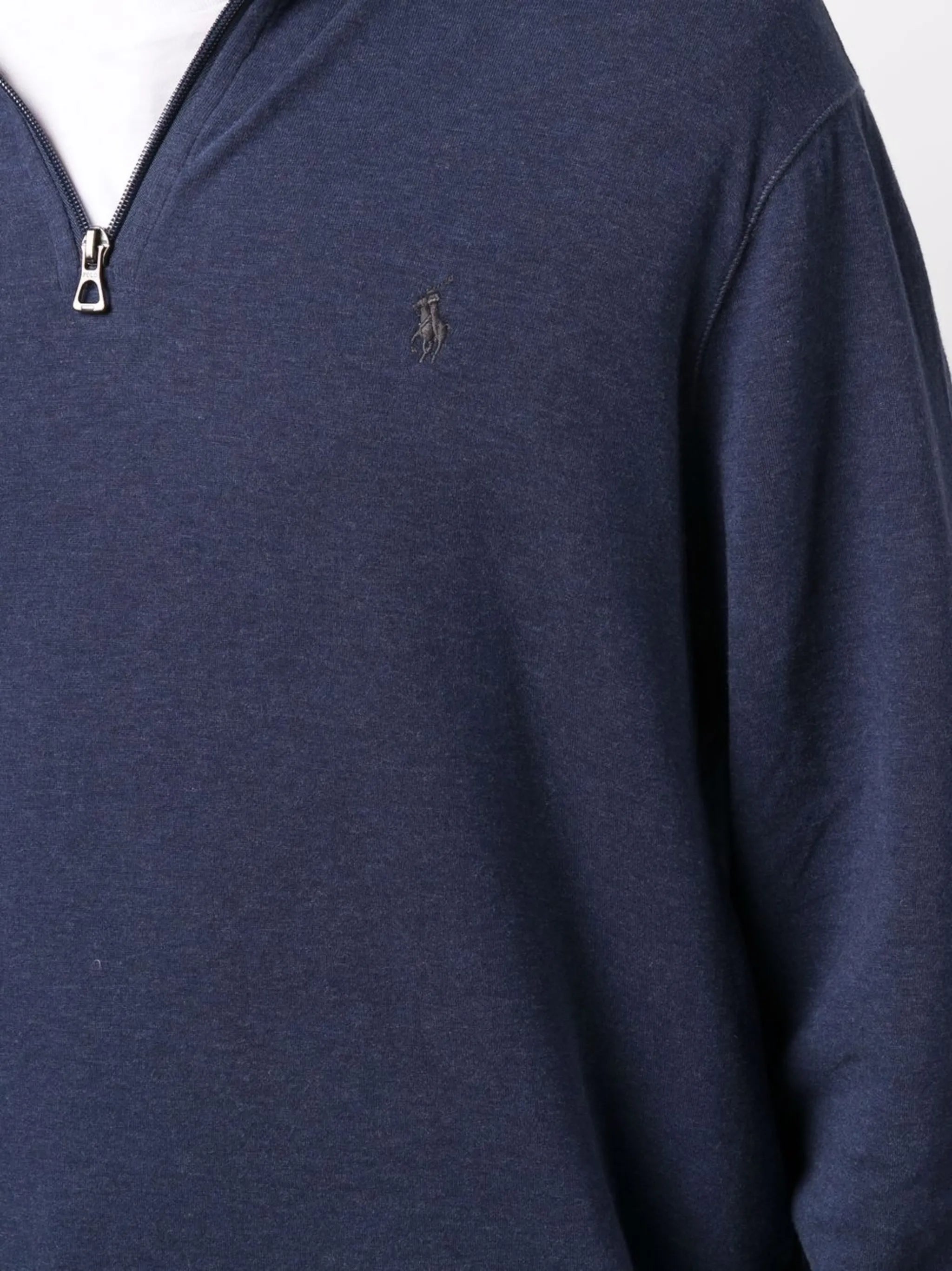 Sweater Polo Ralph Lauren quarter Zip - Azul Heather