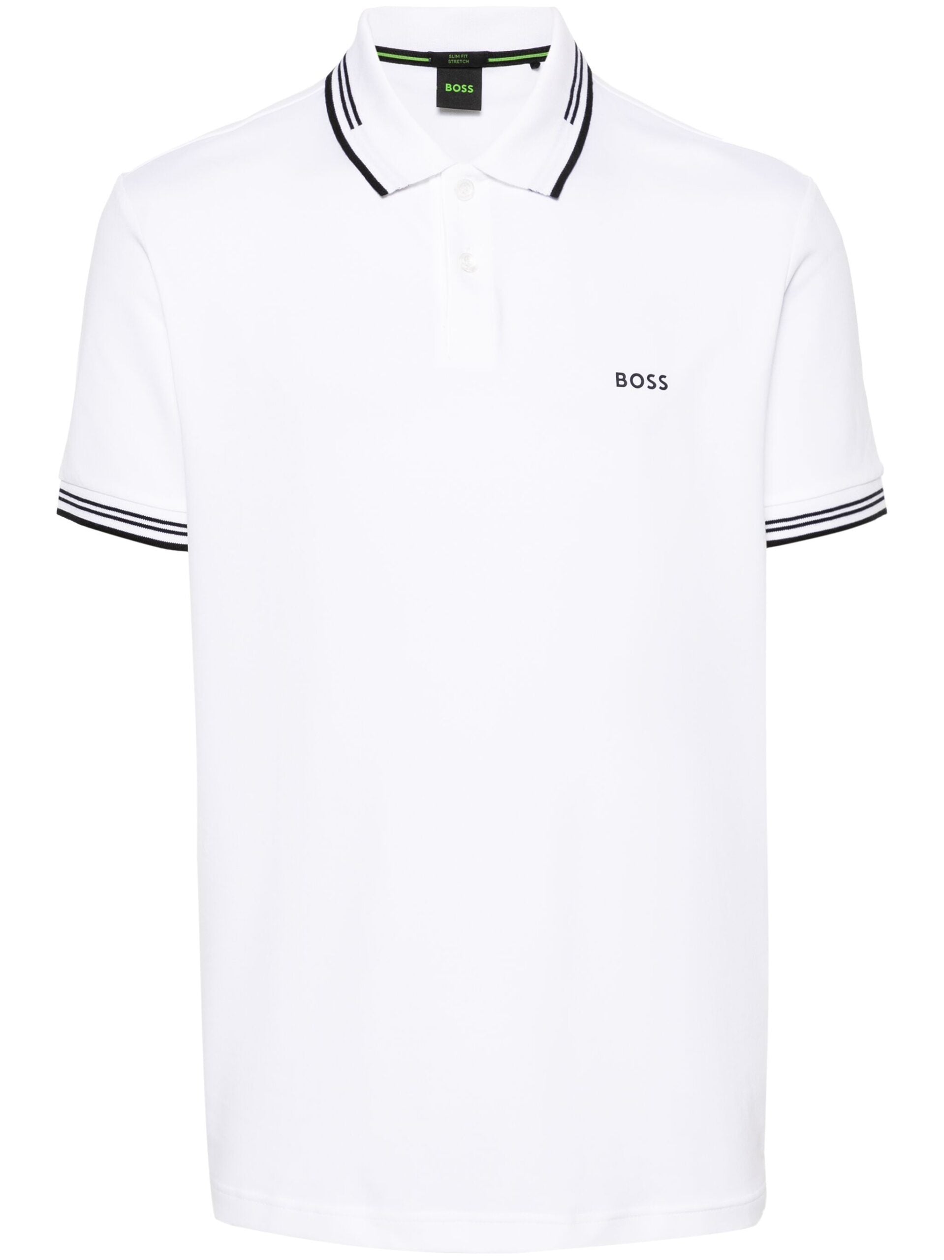 Camisero Boss blanco slim fit - Stretch