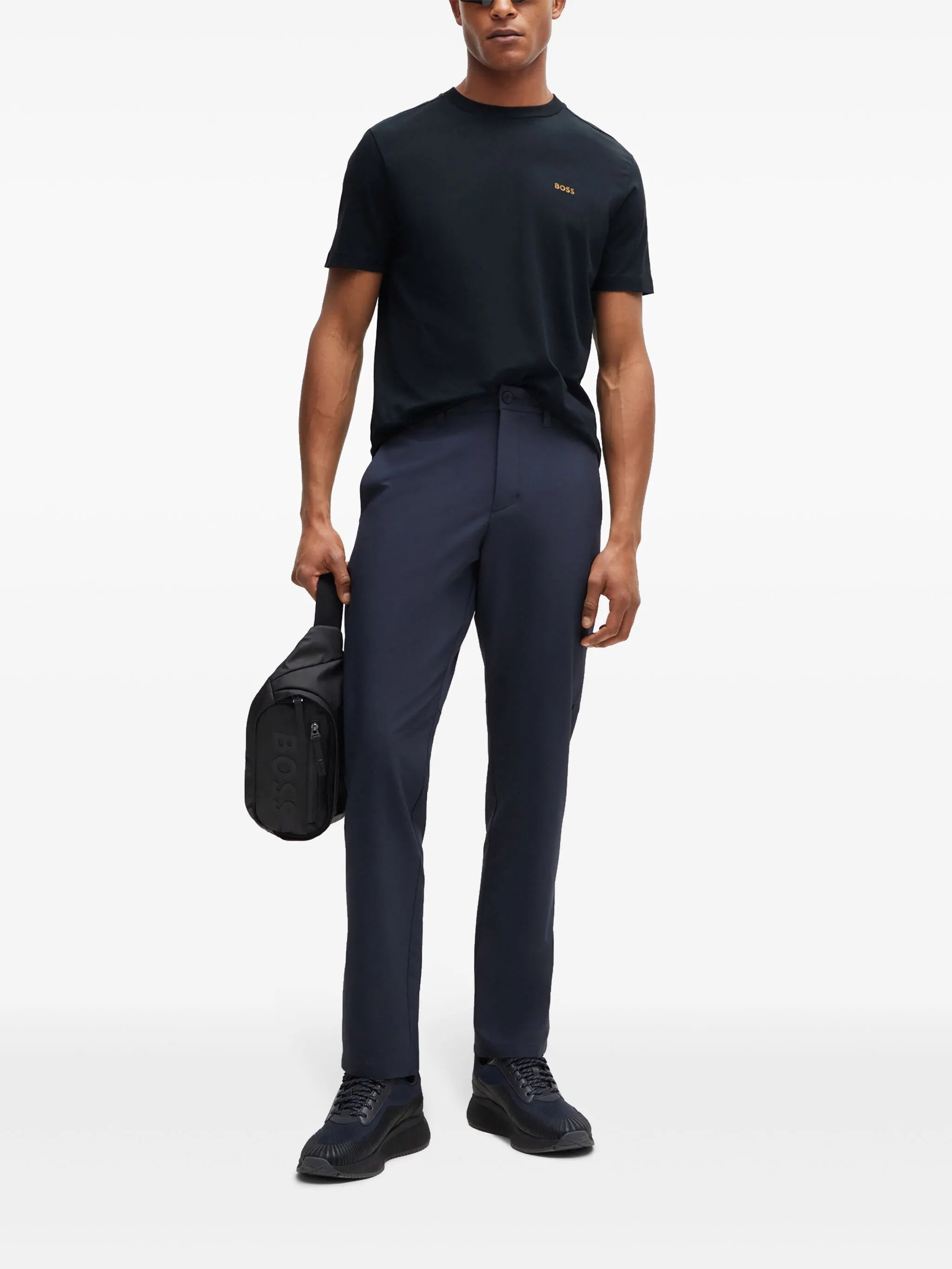 Polo basico Boss Azul Marino - Regular fit