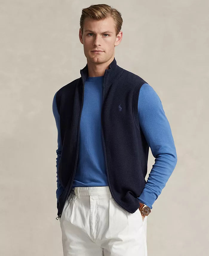 Chaleco de algodón Polo Ralph Lauren - Azul Navy