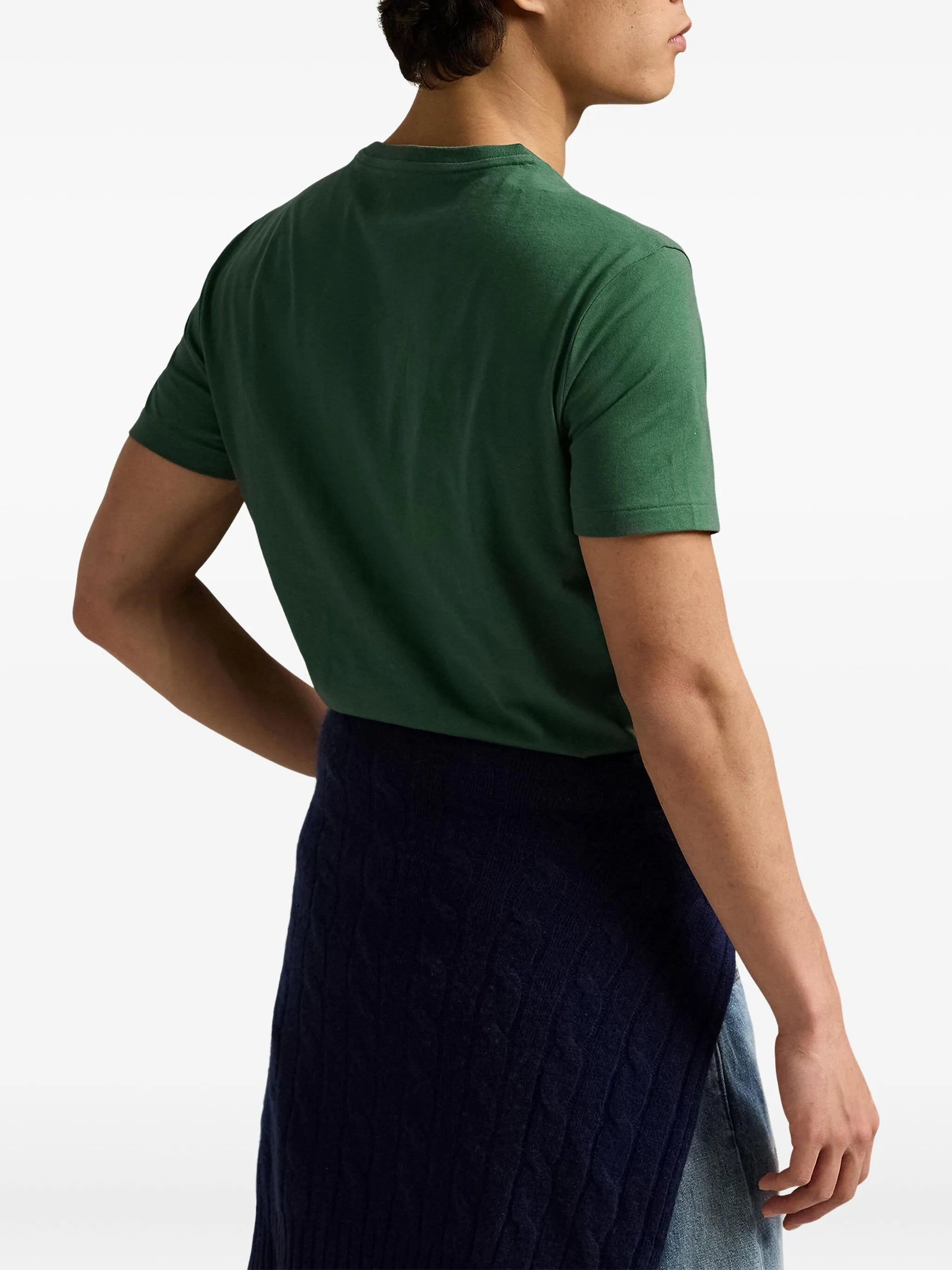 Polo básico Polo Ralph Lauren custom slim fit- Verde