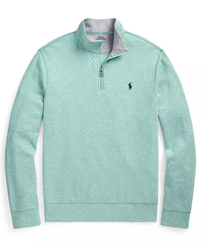 Sweater Polo Ralph Lauren quarter Zip - Verde Agua