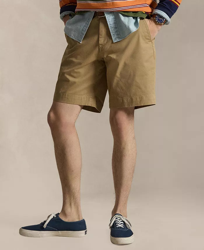 (A PEDIDO) Stretch Classic-Fit Chino Shorts - Khaki