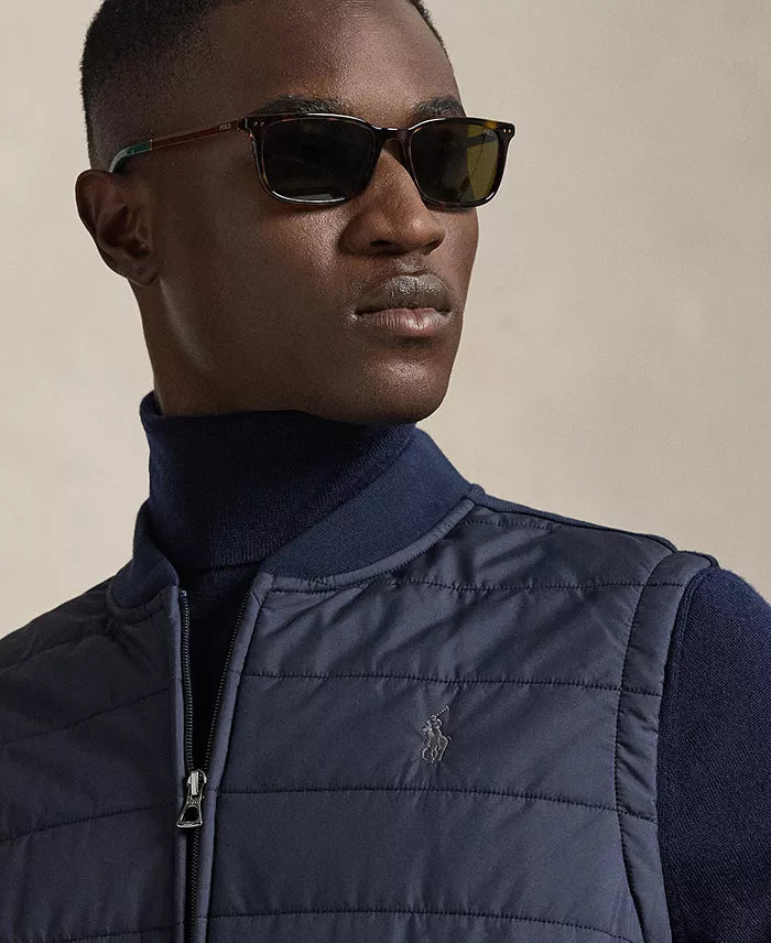 (A PEDIDO) Chaleco acolchado Polo Ralph Lauren cremallera zompleta - Azul