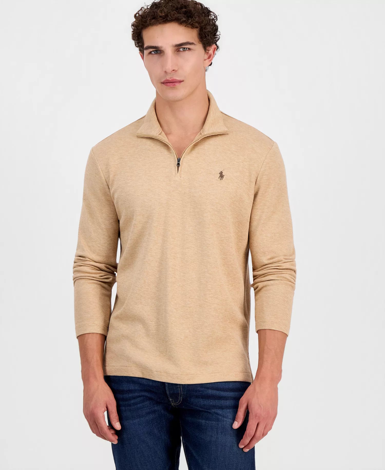 SweaterPolo Ralph Lauren Quarter Zip  - Khaki