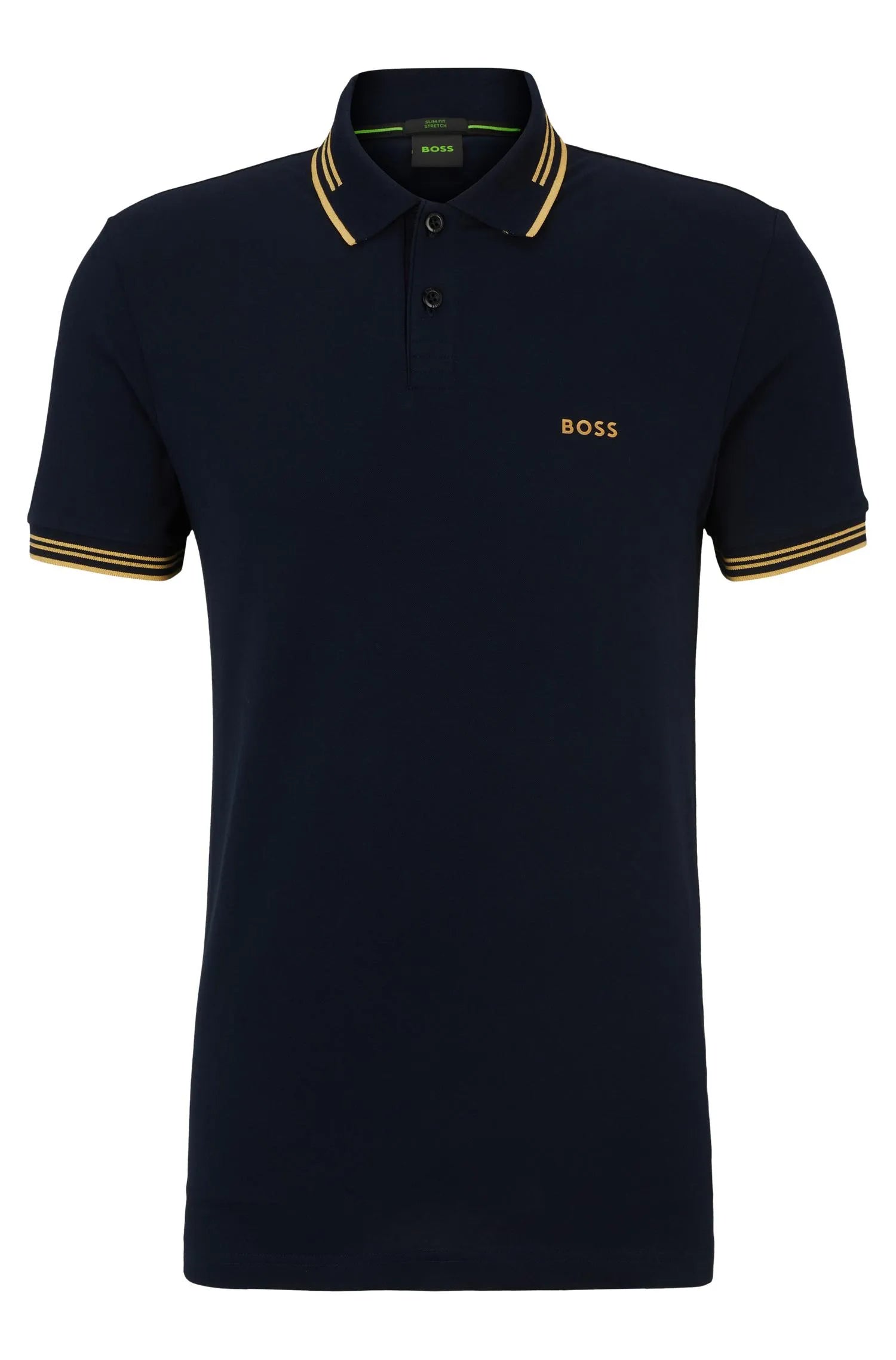 Camisero Boss Azul slim fit - Stretch