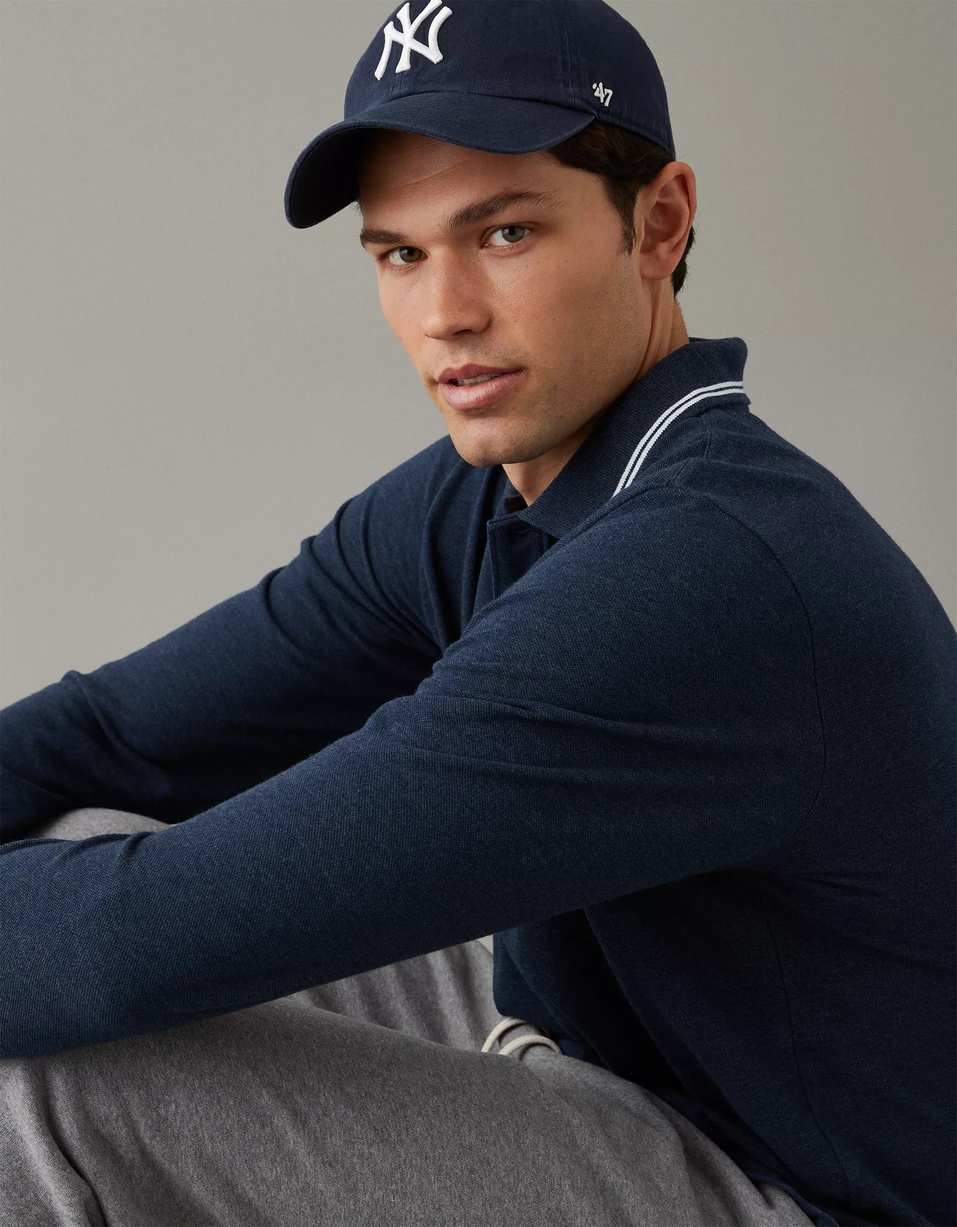 Polo Shirt manga larga - American Eagle