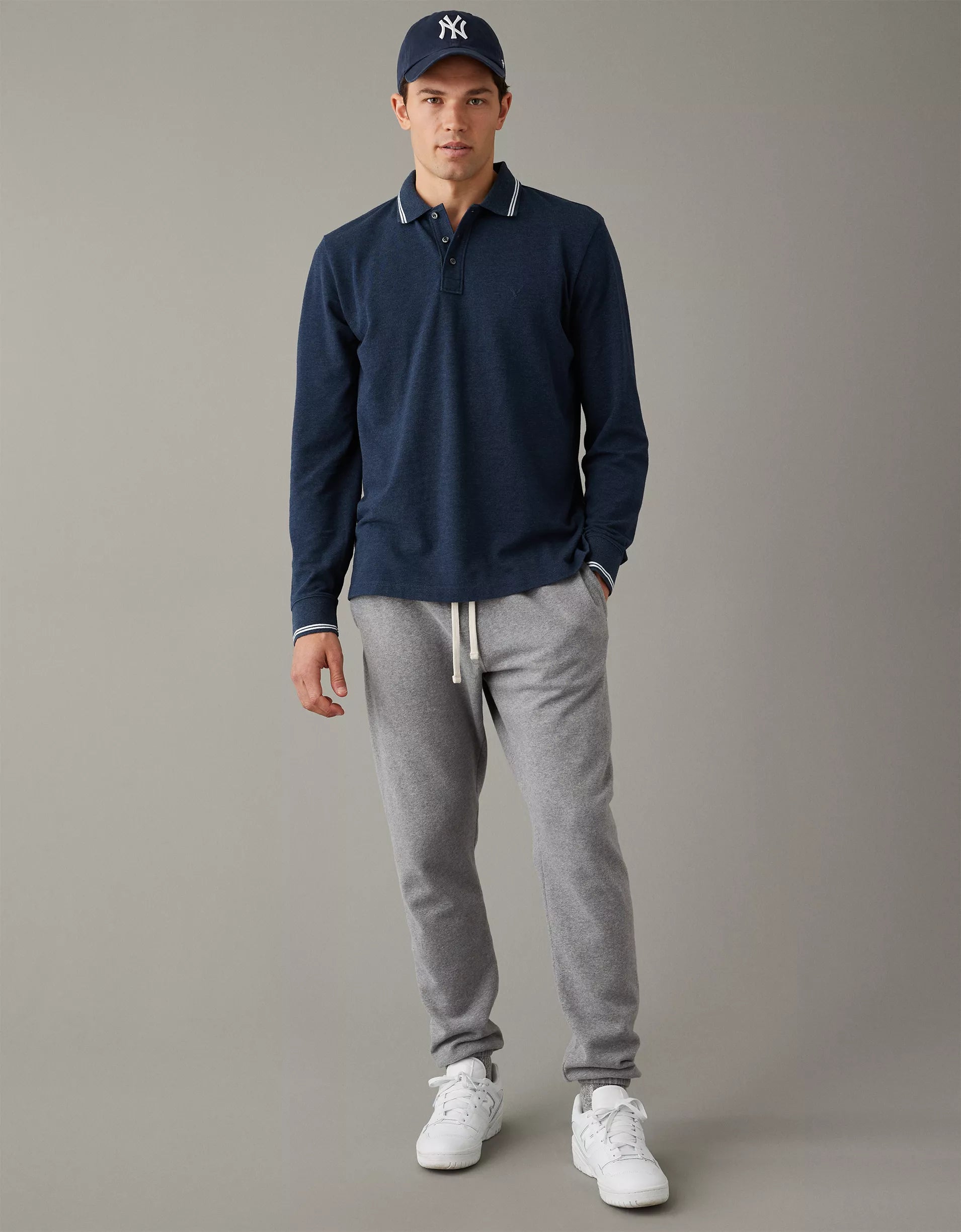 Polo Shirt manga larga - American Eagle