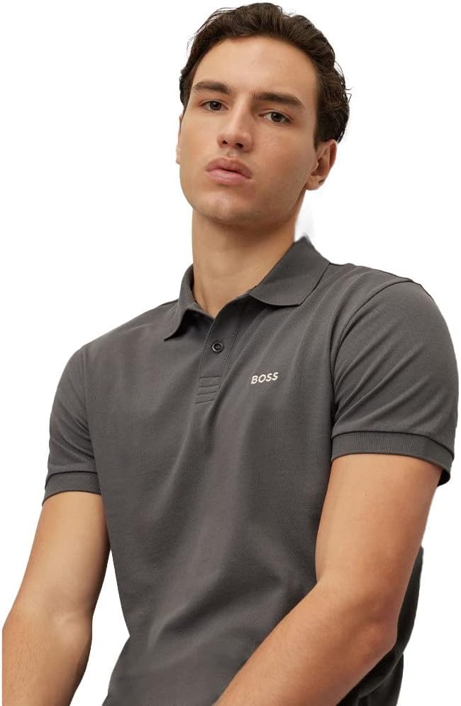 Camisero Boss regular fit - Dark grey