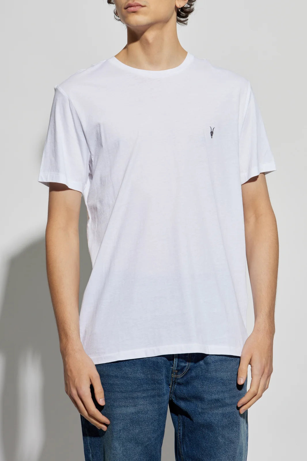 Camiseta básica Allsaints slim fit - Blanco