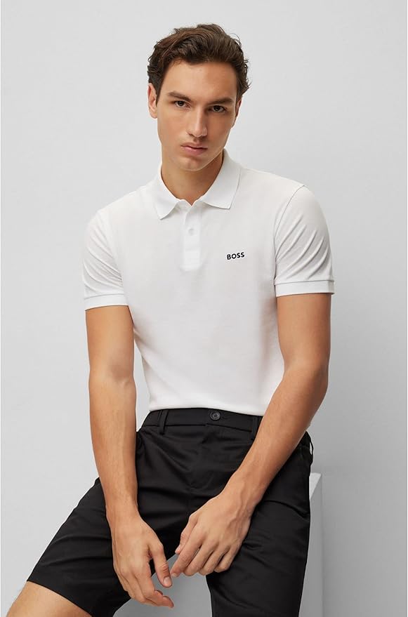 Camisero Boss regular fit - Blanco