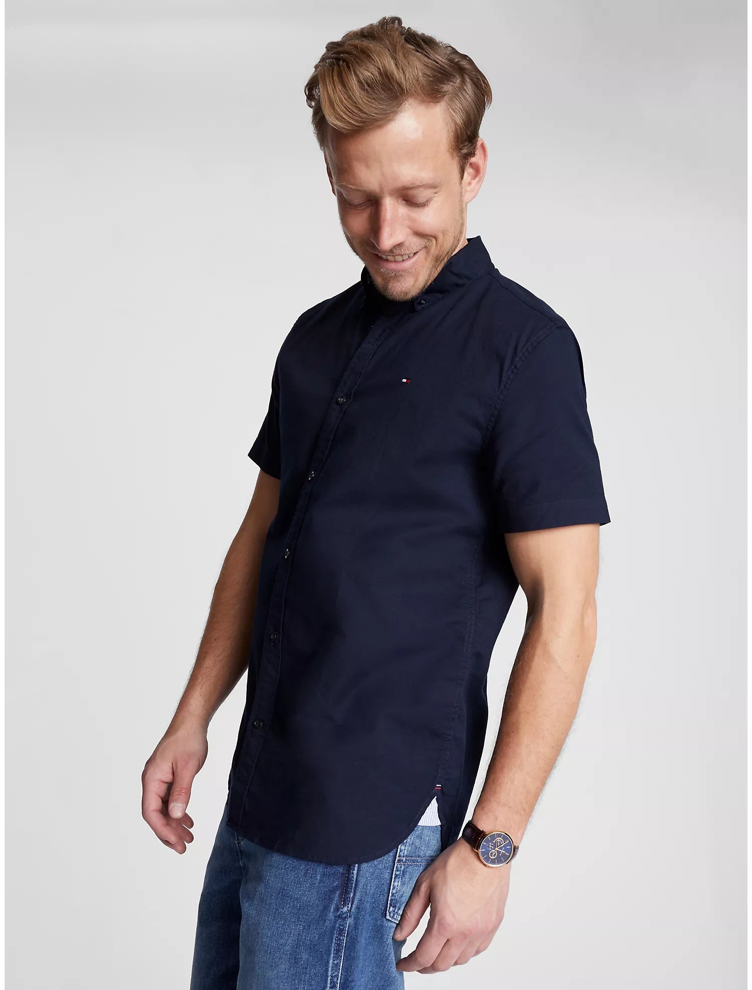 Camisa Oxford Tommy Hilfiger - Manga corta