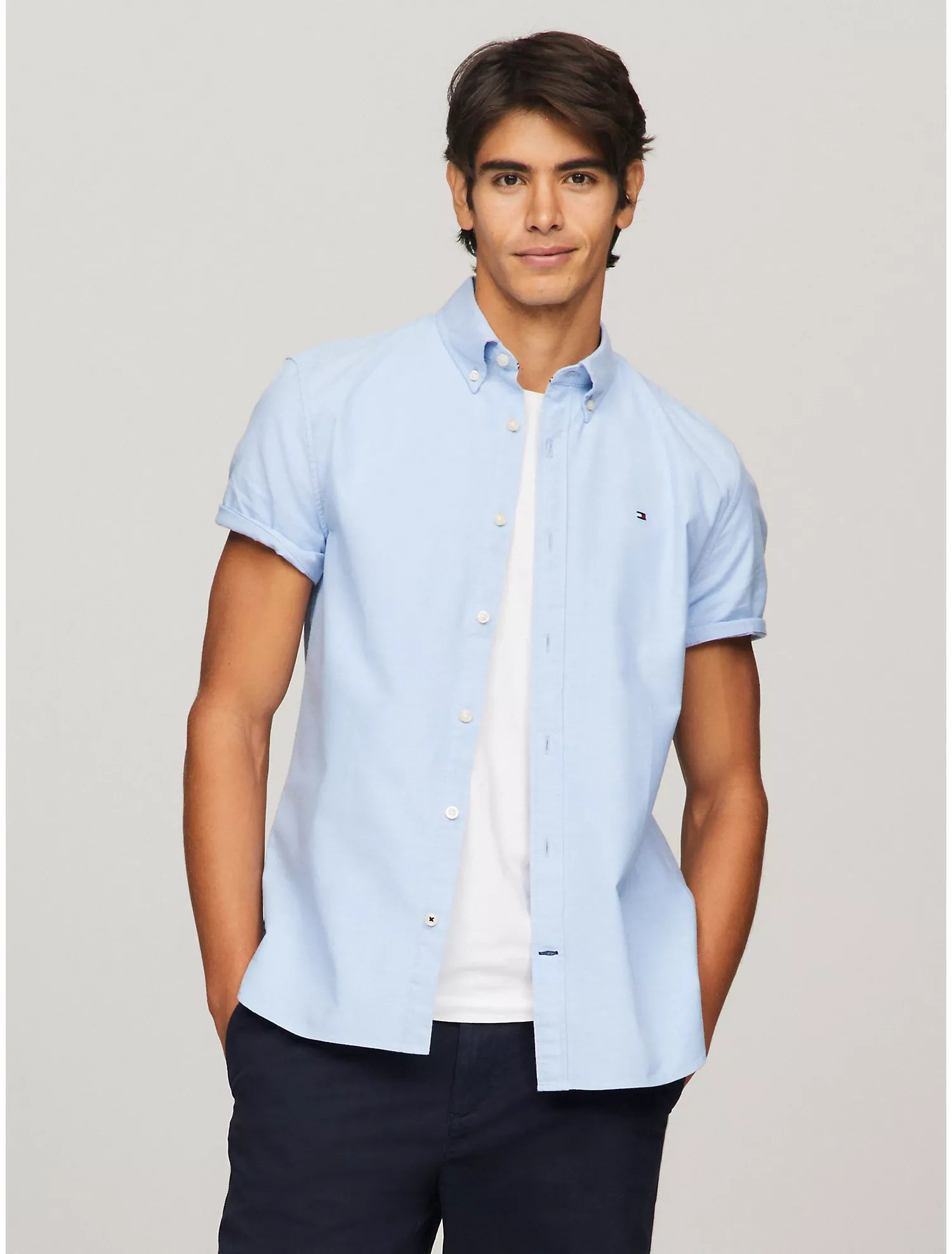 Camisa Oxford Tommy Hilfiger - Manga corta