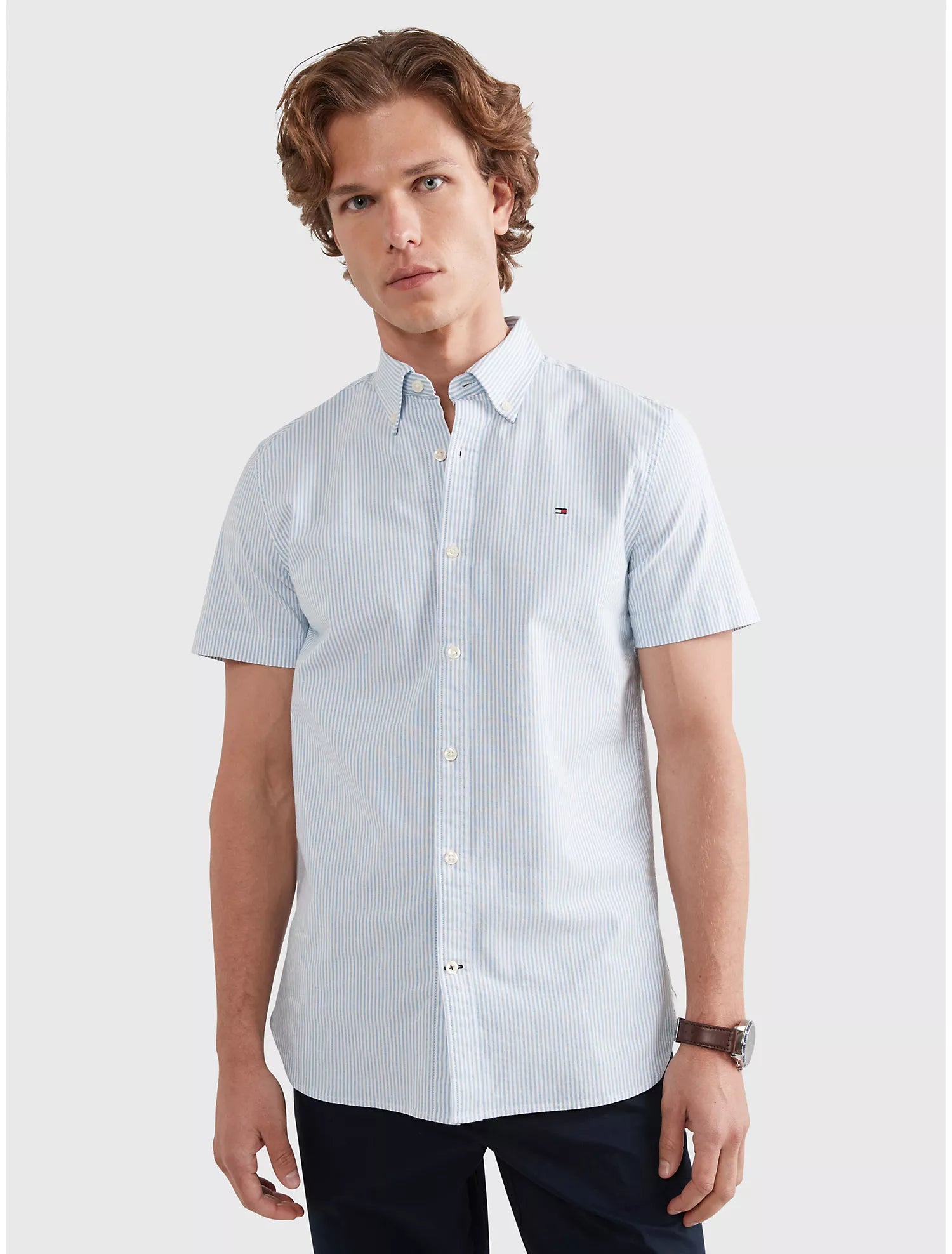 Camisa Oxford Tommy Hilfiger - Manga corta