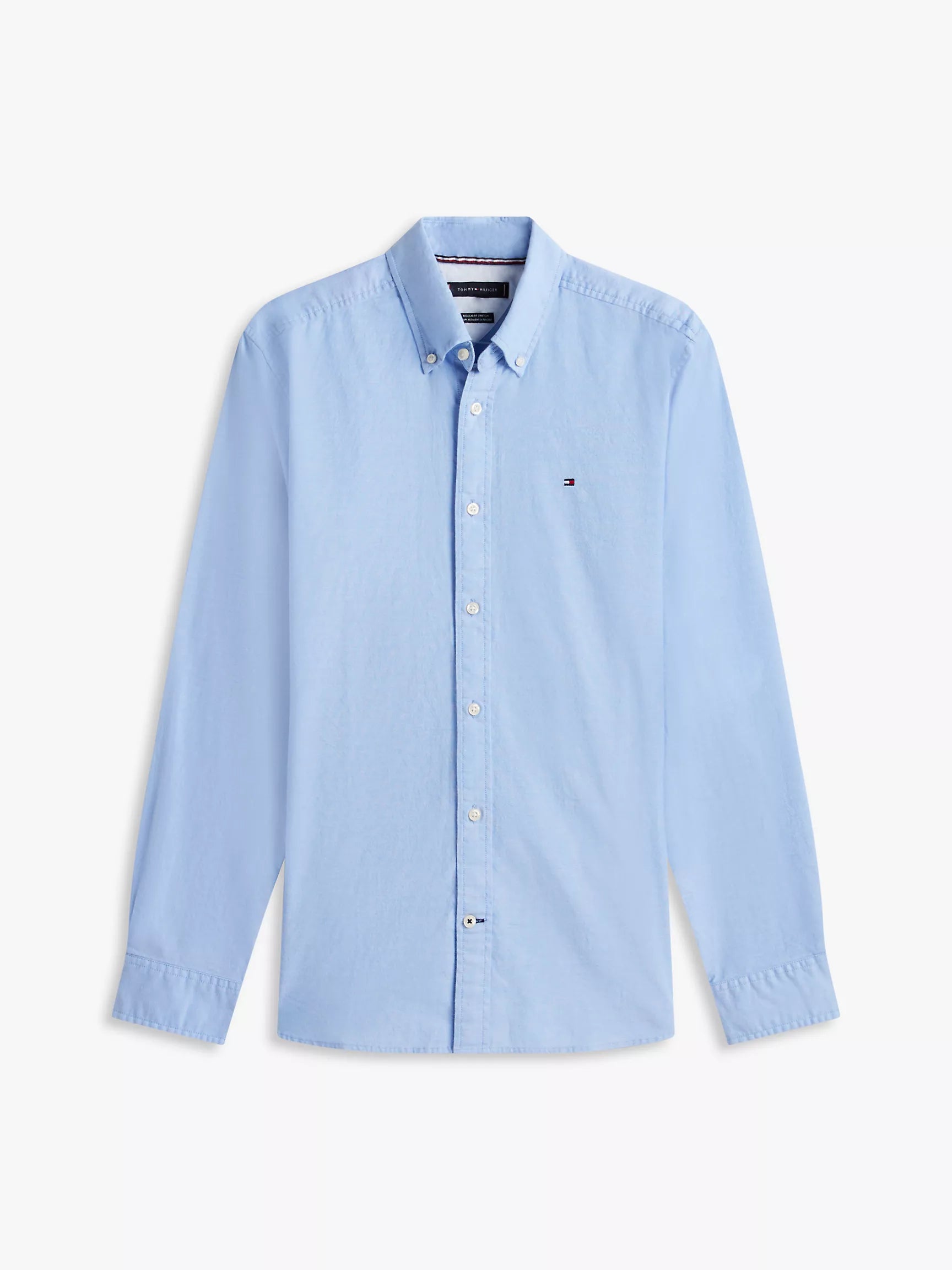 (A PEDIDO )Camisa Oxford manga larga Tommy Hilfiger Regular fit - Celeste