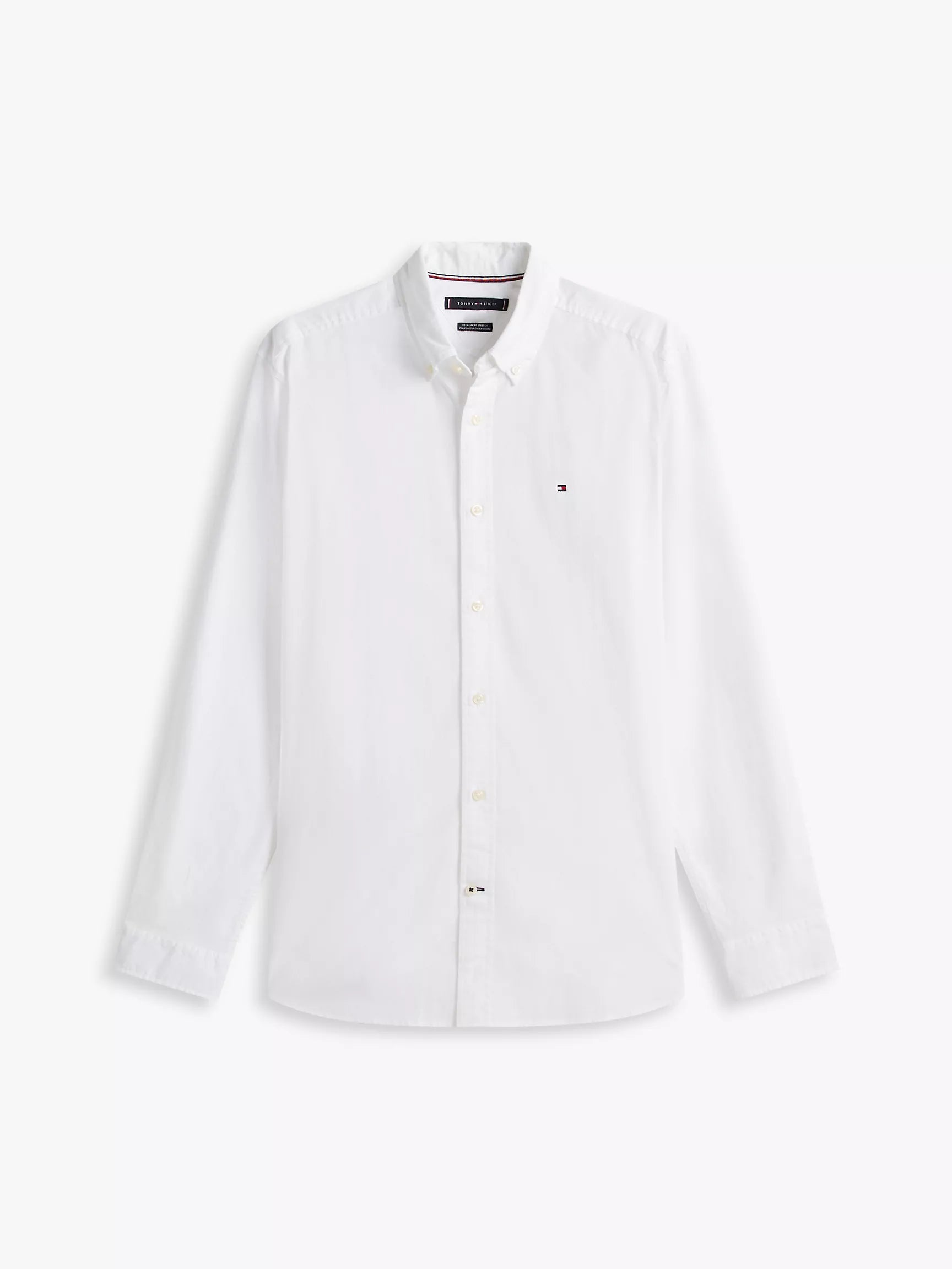 (A PEDIDO )Camisa Oxford manga larga Tommy Hilfiger Regular fit - Blanco