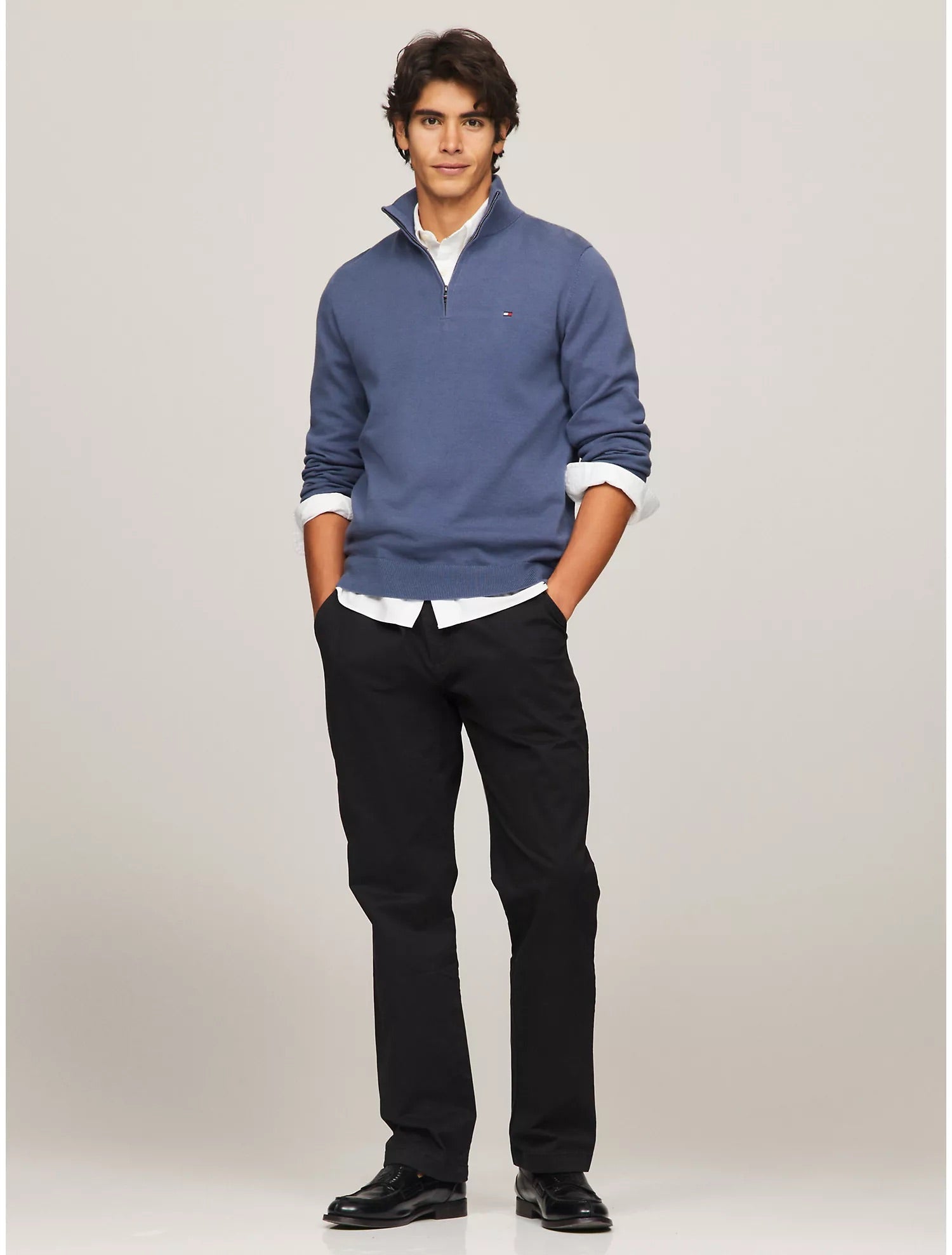 Sweater Tommy Hilfiger- Azul cala