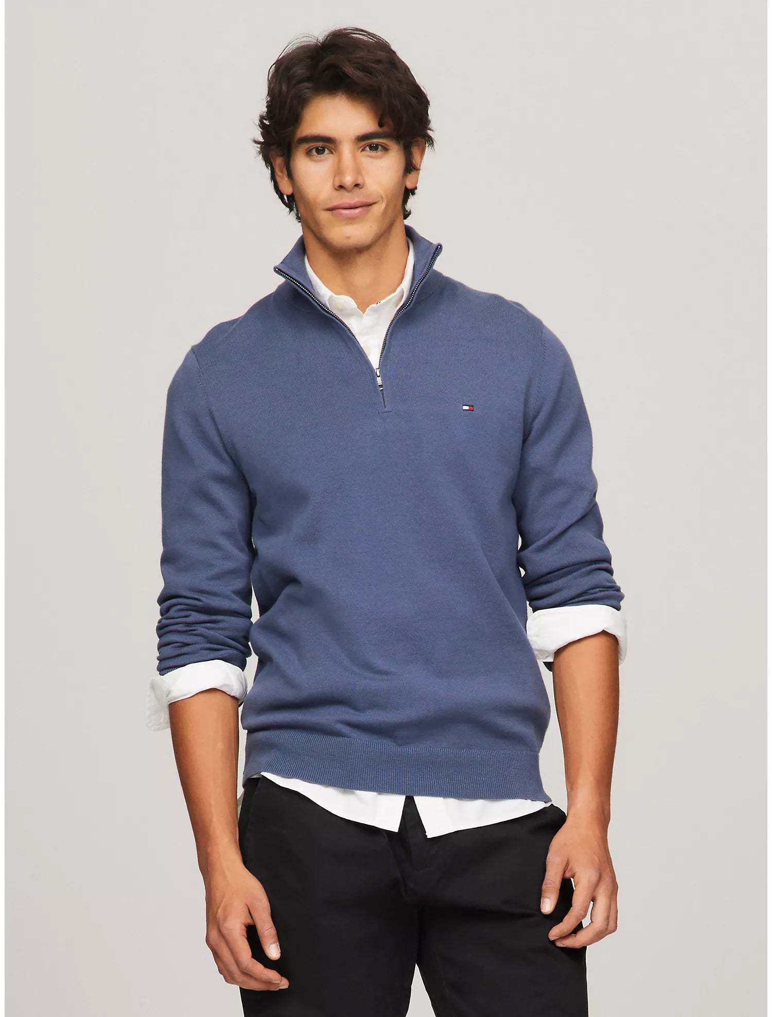 Sweater Tommy Hilfiger- Azul cala