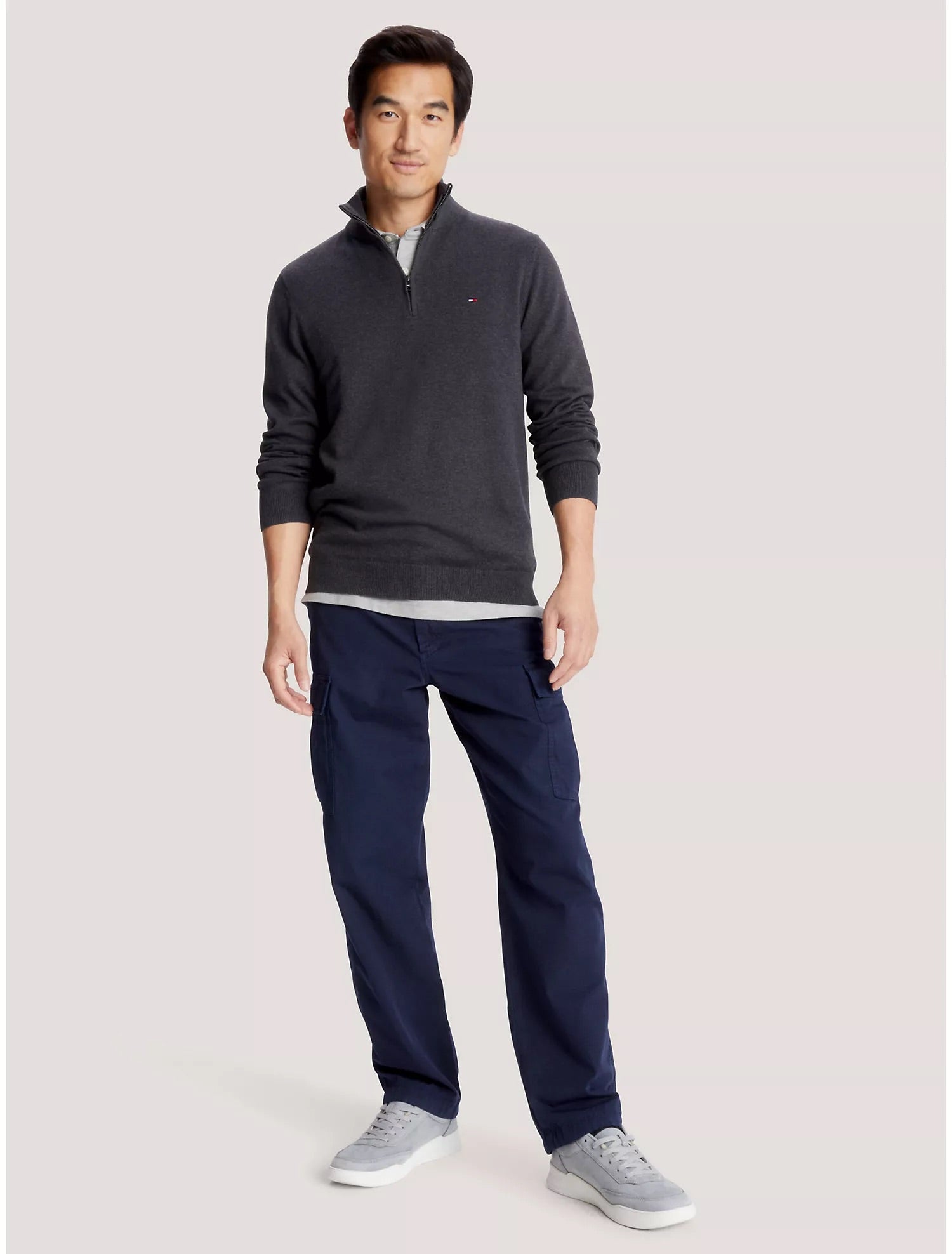 Sweater Tommy Hilfiger- Gris oscuro
