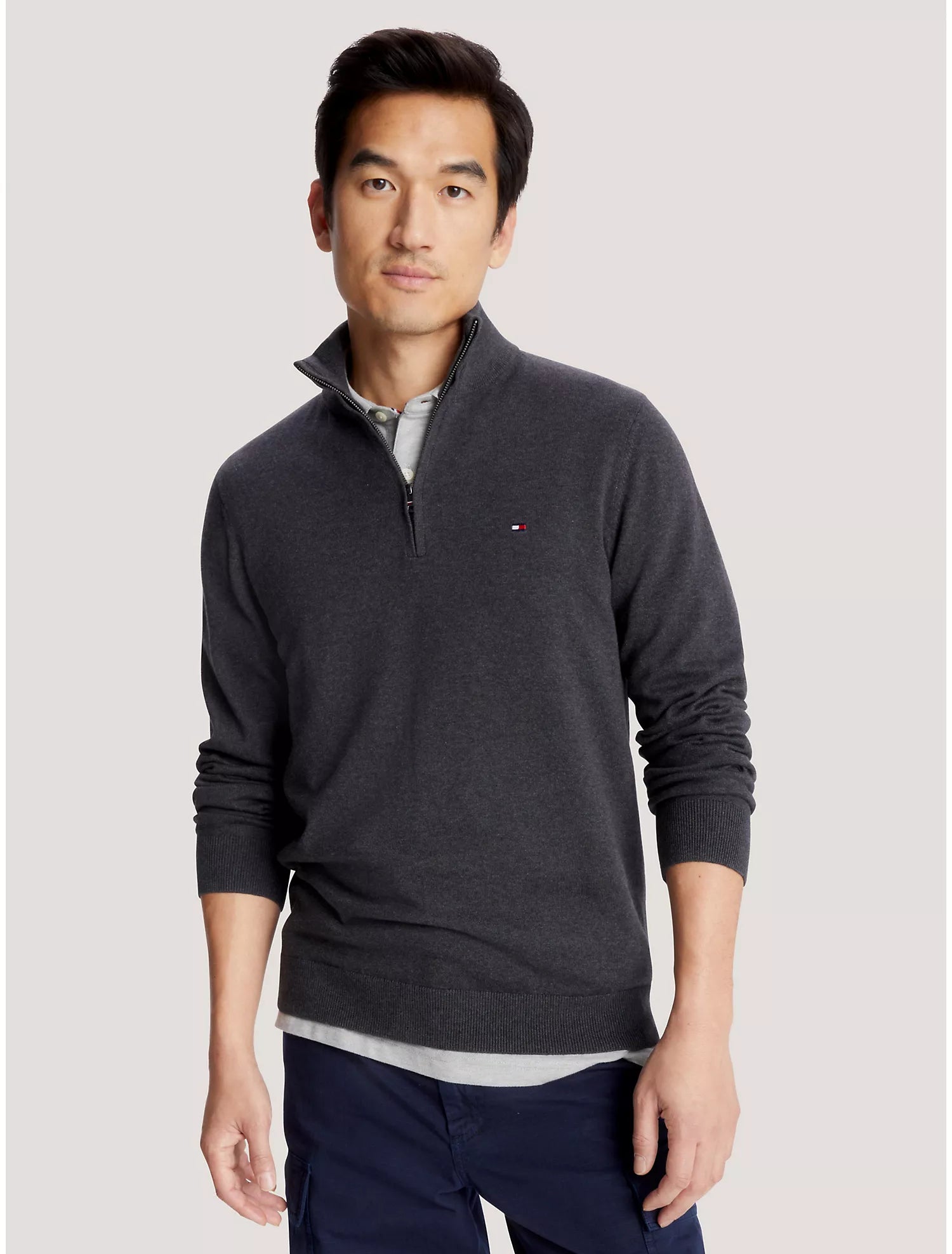 Sweater Tommy Hilfiger- Gris oscuro