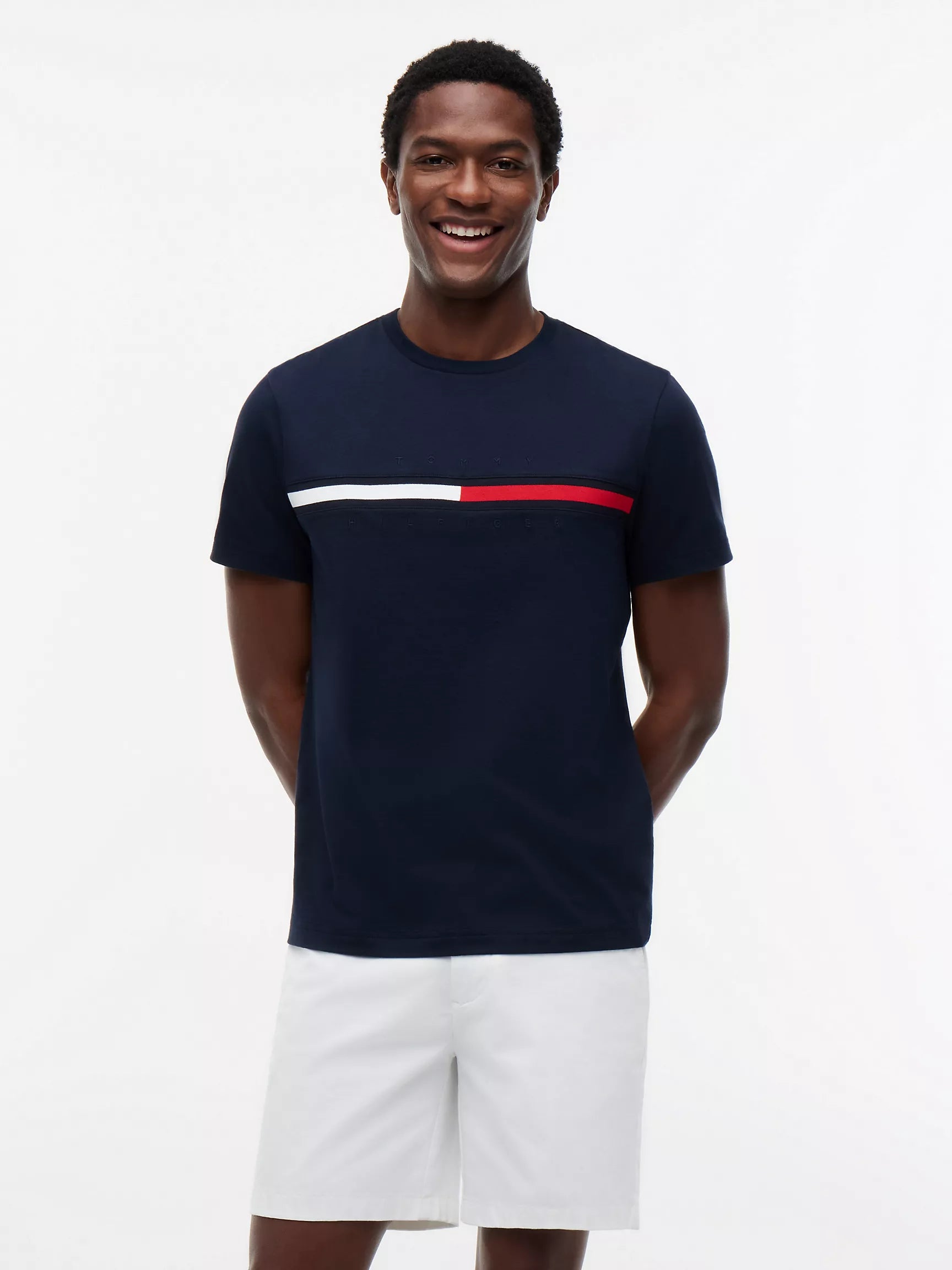 Polo logo box tommy Hilfiger - azul