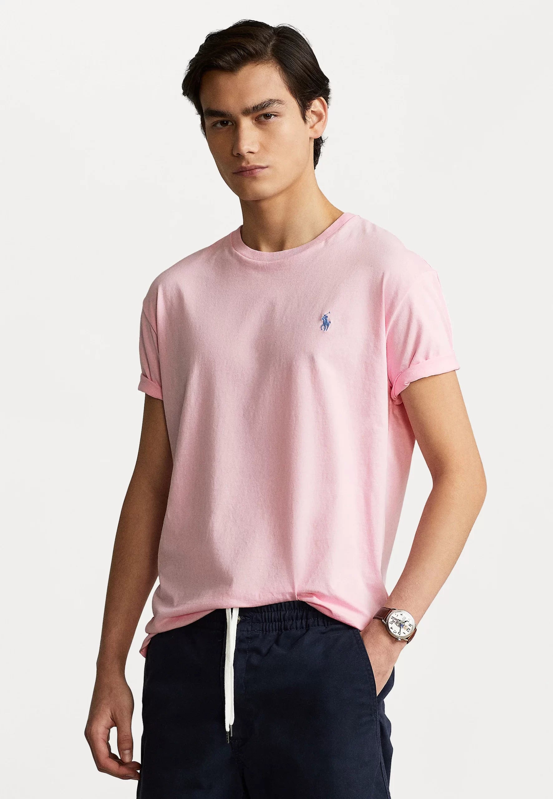 CAMISETA BÁSICA POLO RALPH LAUREN- Rosado