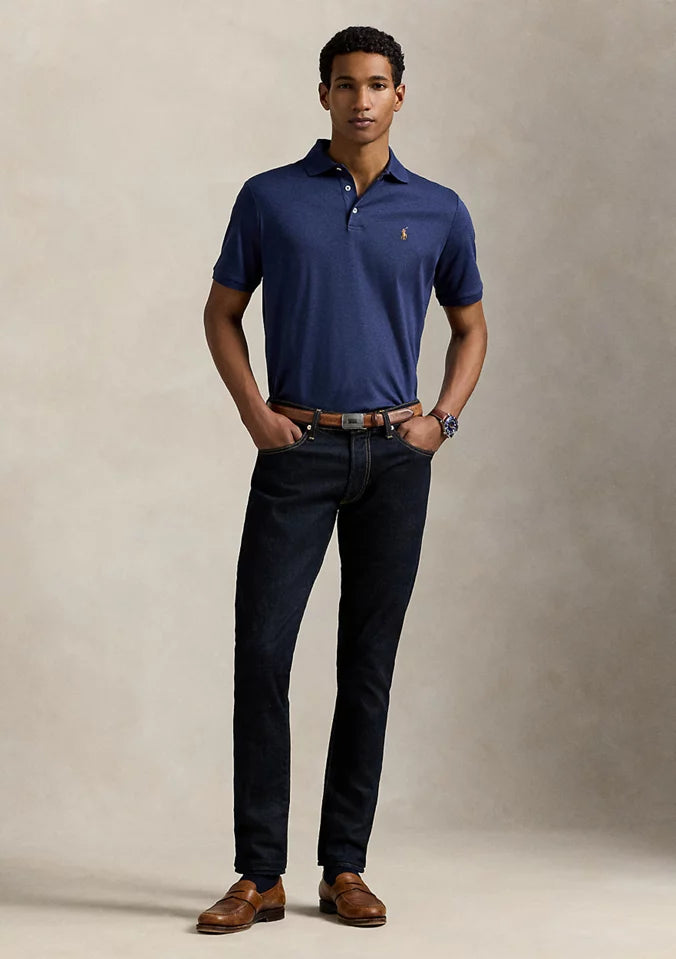 Camisero Polo ralph lauren pima cotton - azul heather