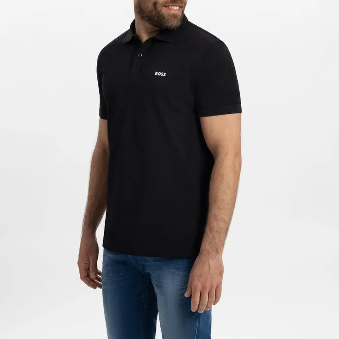 Boss Camisero algodón piqué - logo bordado