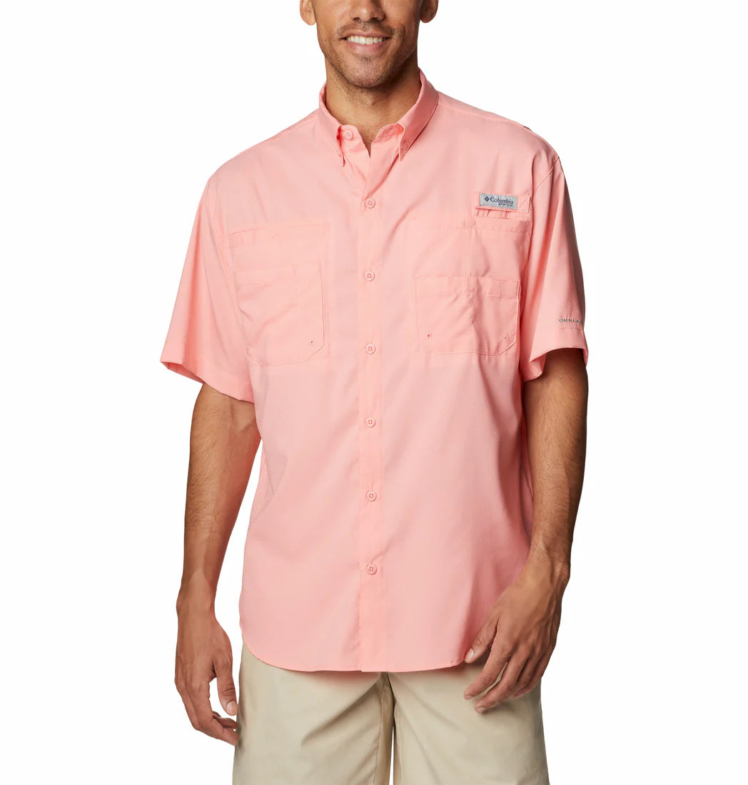 Camisa Tamiami II manga corta Columbia - Rosa