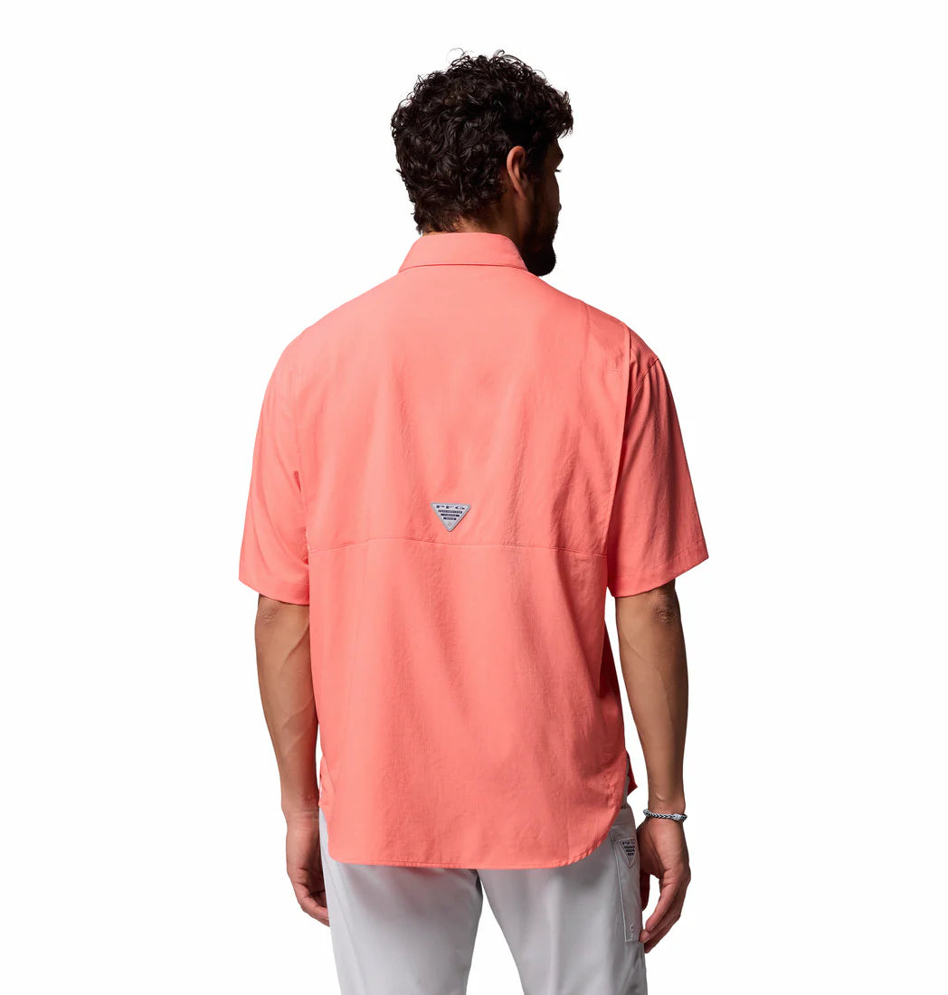 Camisa Tamiami II manga corta Columbia - Coral eléctrico