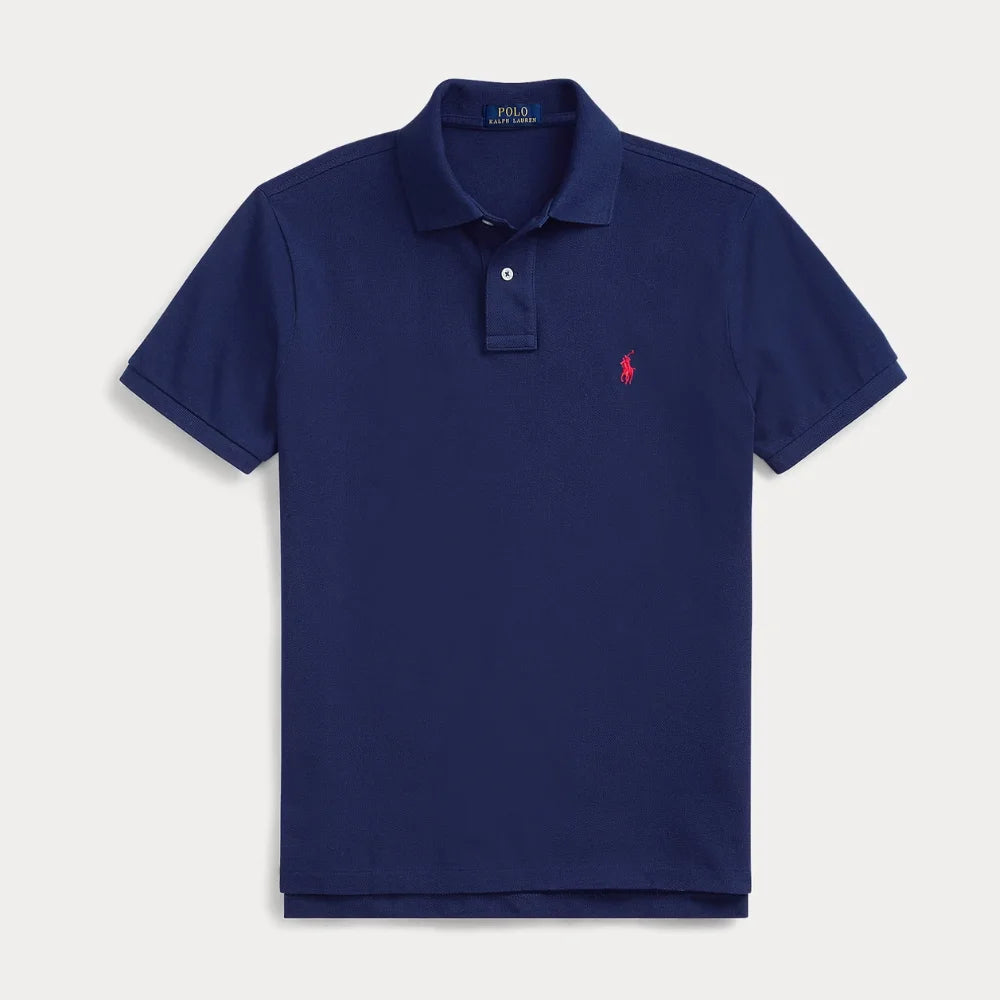 Camisero Polo ralph lauren custom slim fit- Azul marino
