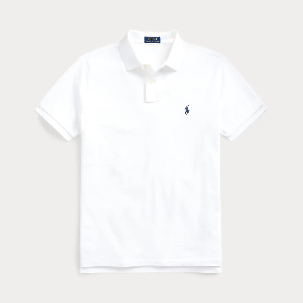 Camisero Polo ralph lauren custom slim fit- Blanco