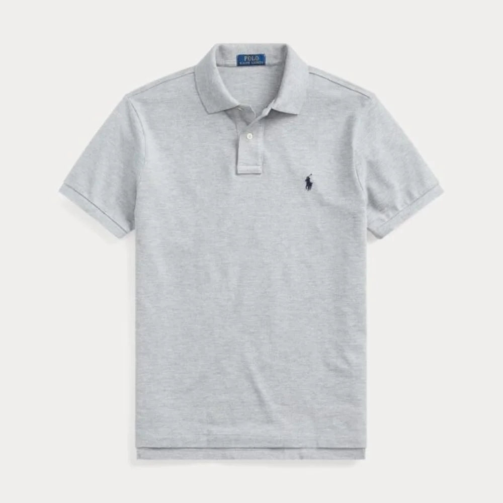Camisero Polo ralph lauren custom slim fit- Gris heather