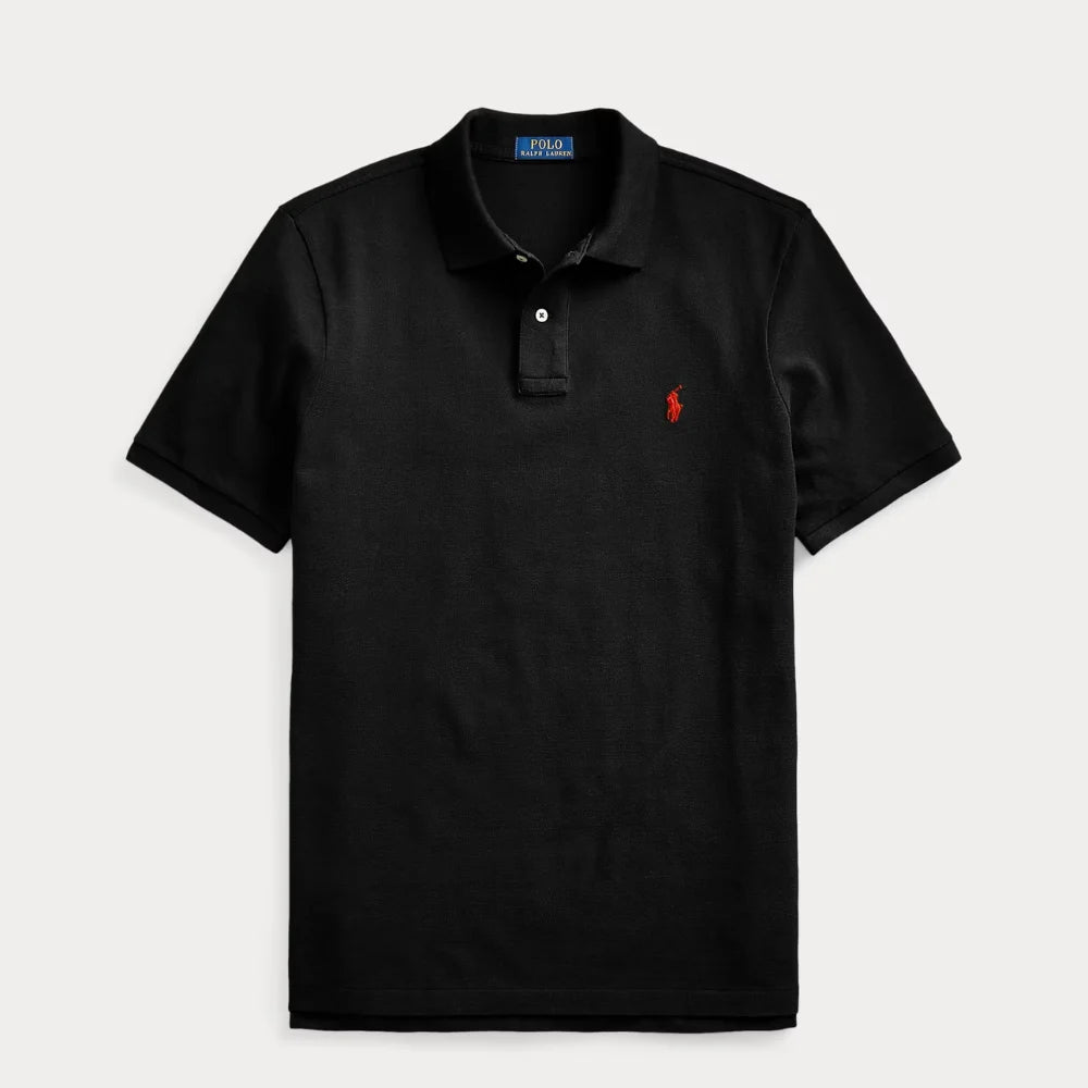 Camisero Polo ralph lauren custom slim fit- Negro
