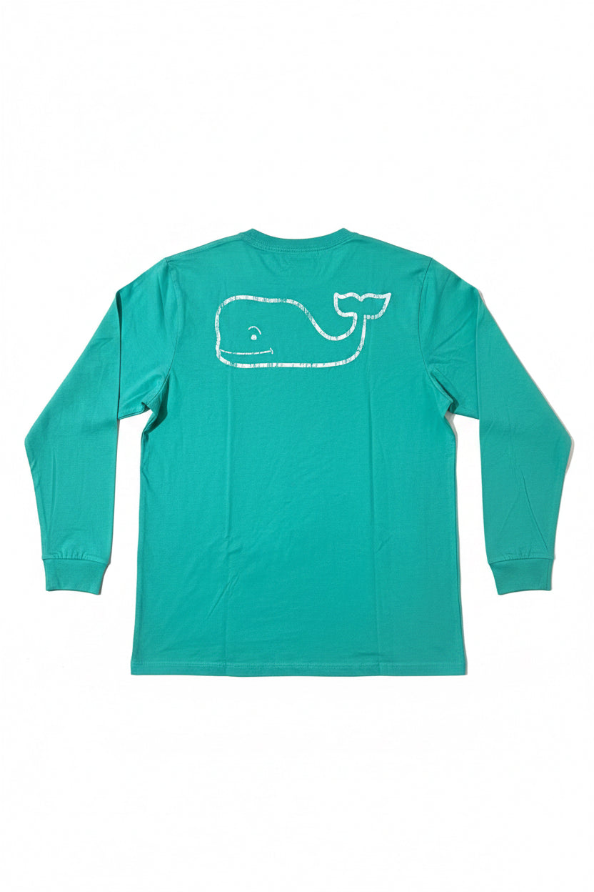 Manga larga Vineyard vines - Verde