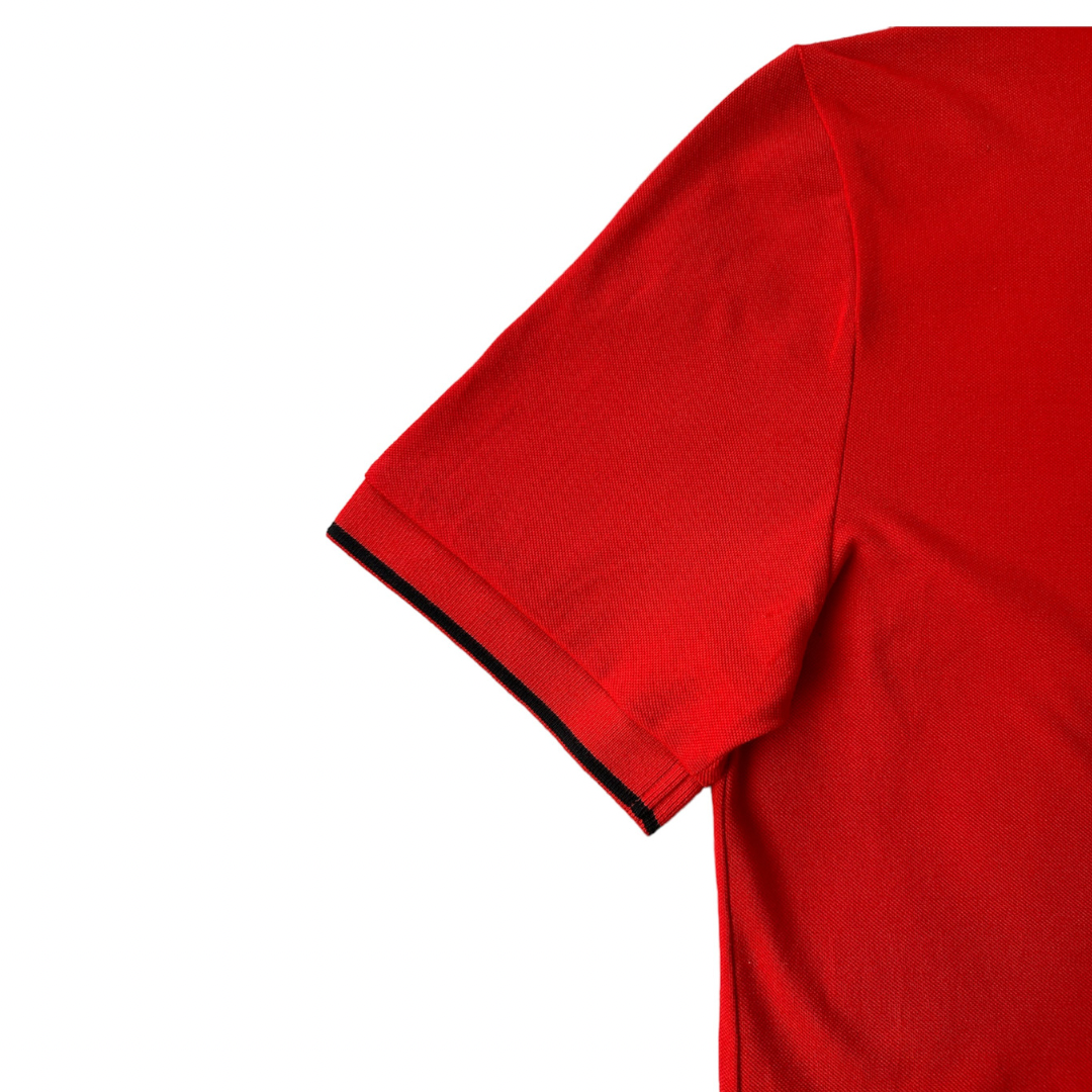 Camiseta con cuello Boss- Logo Bordado