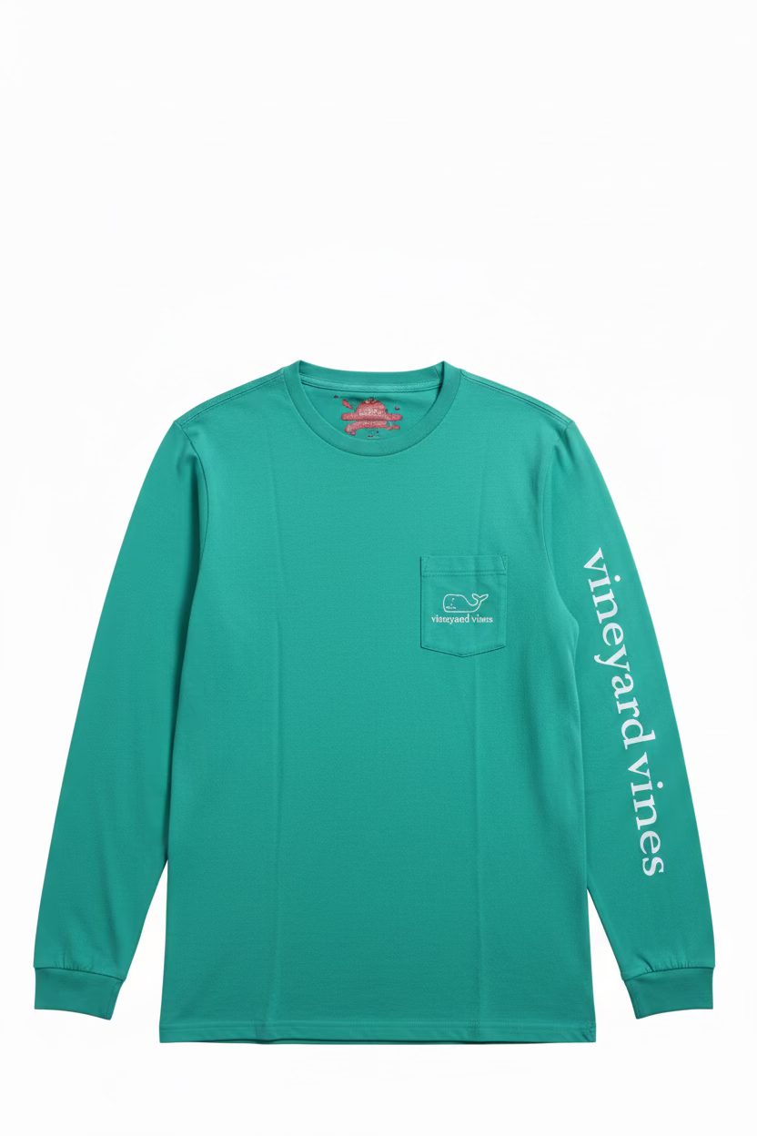 Manga larga Vineyard vines - Verde