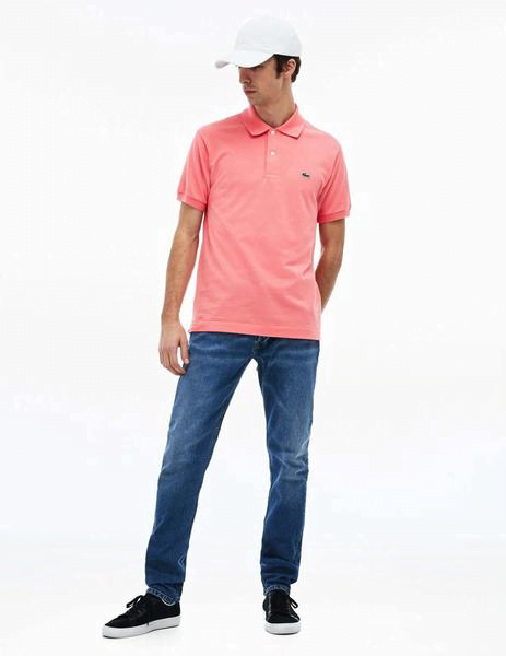 CAMISETA CON CUELLO LACOSTE CLASSIC FIT L.12.12 – Rose