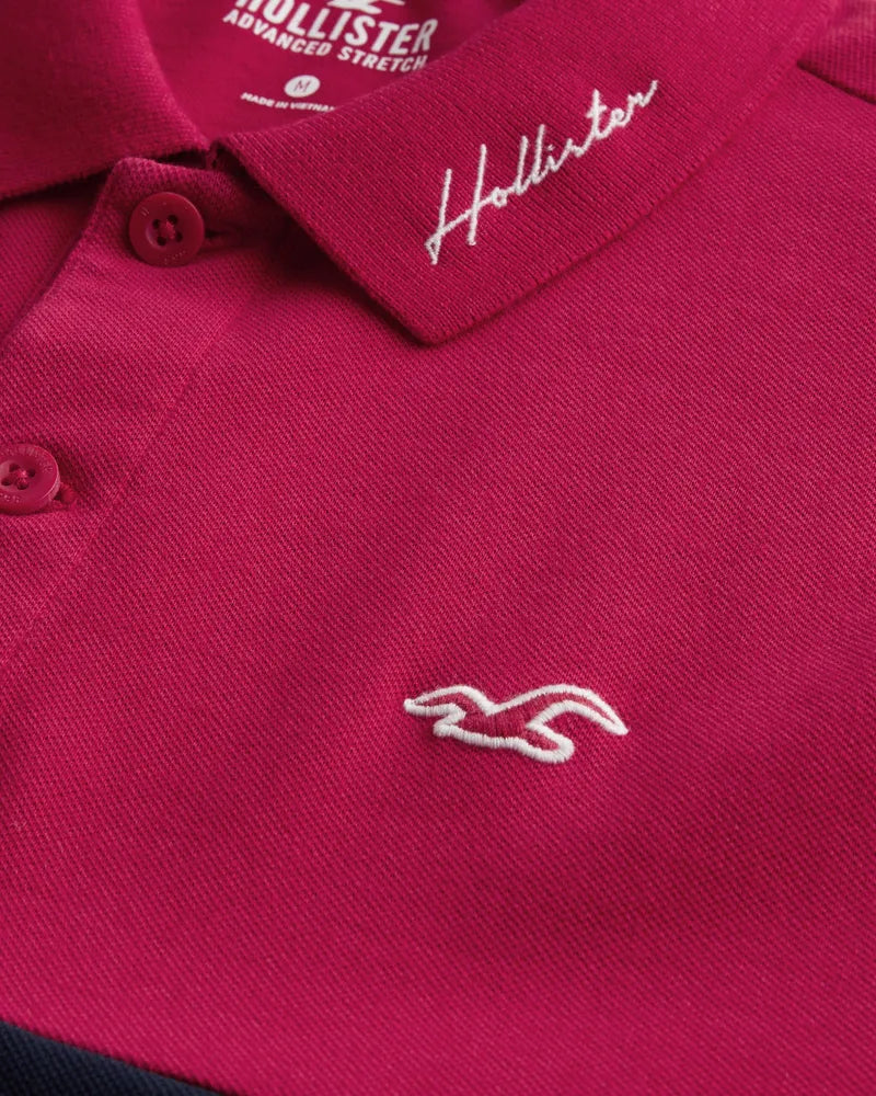 Polo camisero Hollister-Tricolor