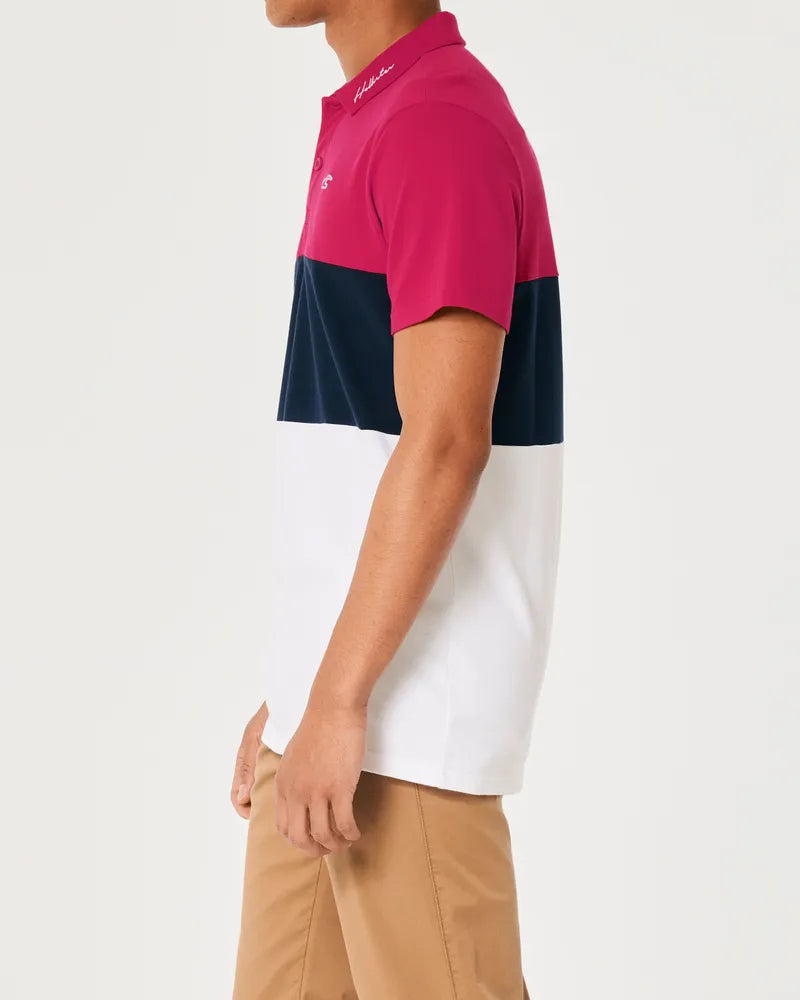 Polo camisero Hollister-Tricolor