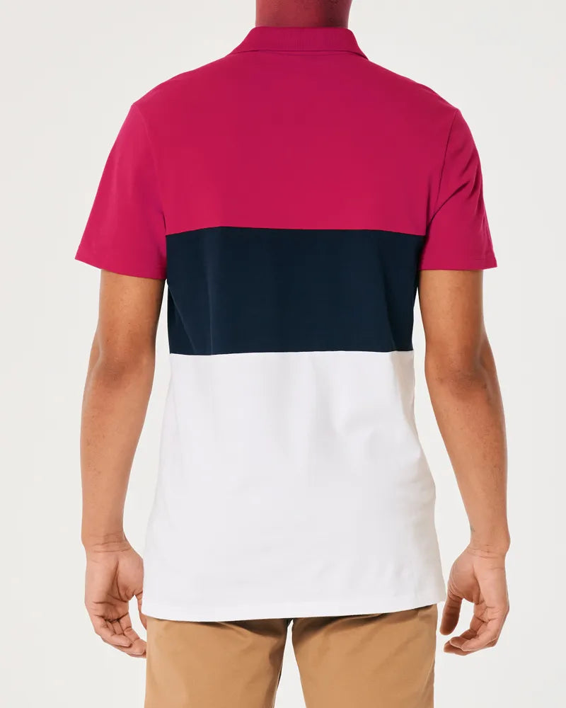 Polo camisero Hollister-Tricolor