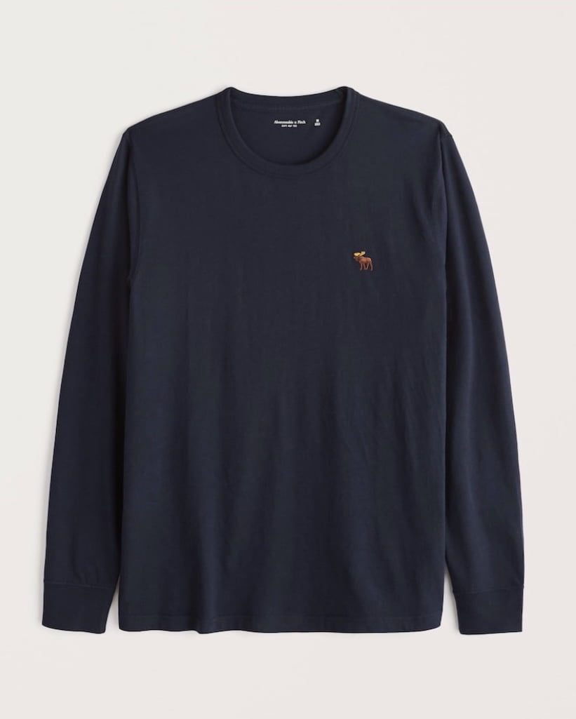 Manga Larga clásico - Abercrombie & Fitch (Blue)