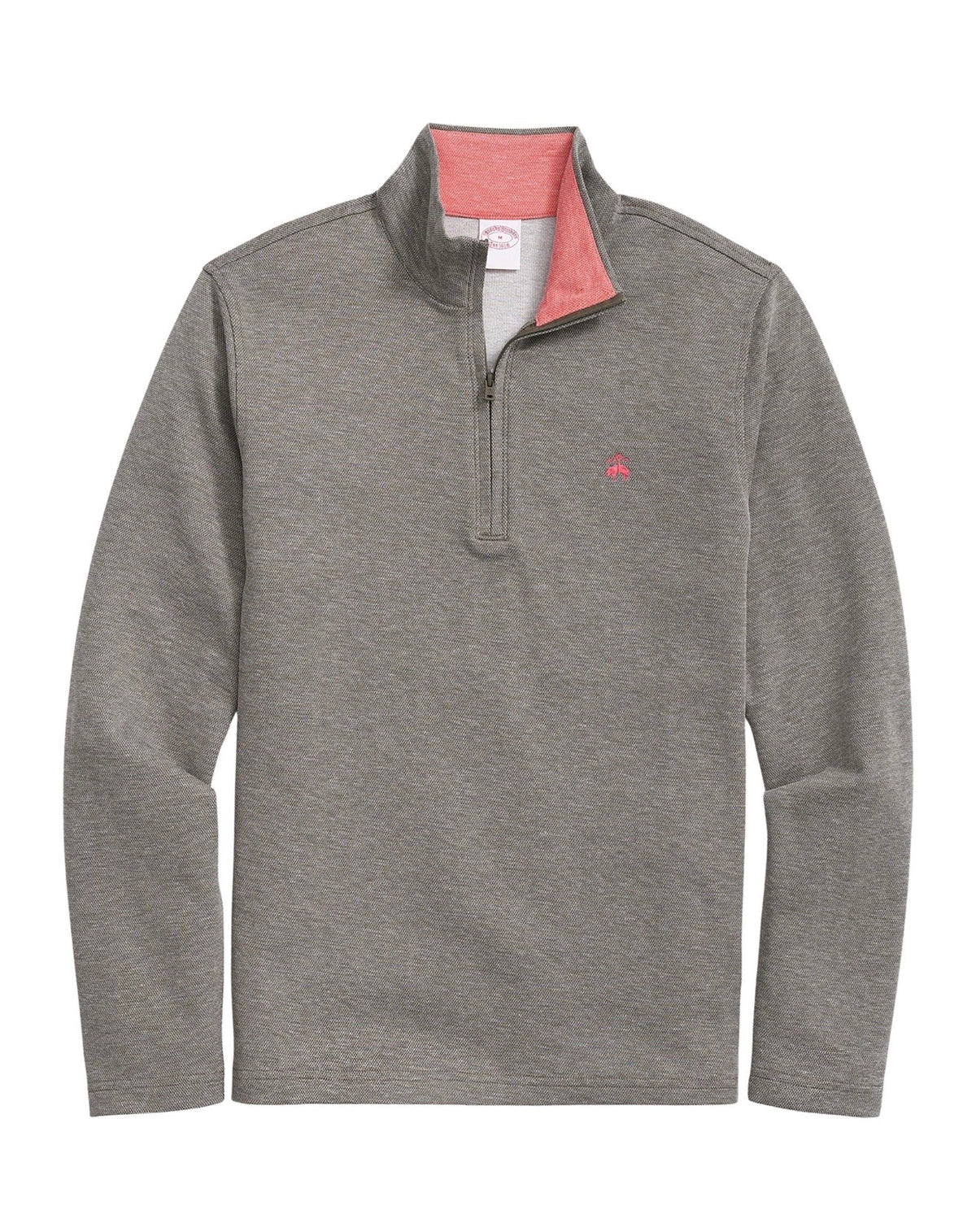Sweater 1/4 zip Brooks brothers Gris - regular fit